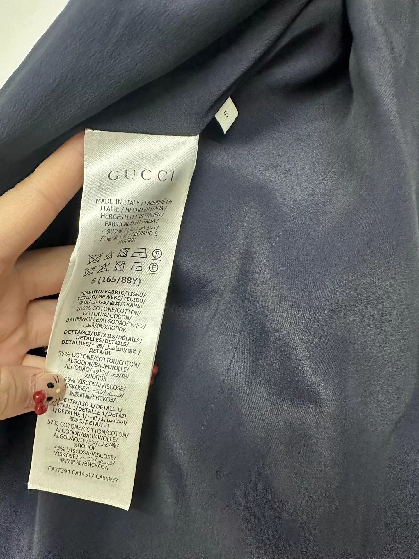 Gucci Gucci All Over Print S Jacket 41/96/71/54 Size S / US 4 / IT 40 - 6 Thumbnail