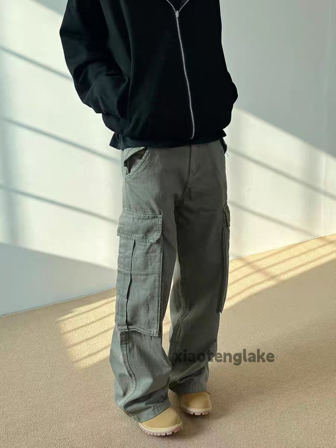 Designer × Japanese Brand × Vintage utility washed faded cleanfit military outdoor cargo pants Size US 32 / EU 48 - 4 Thumbnail