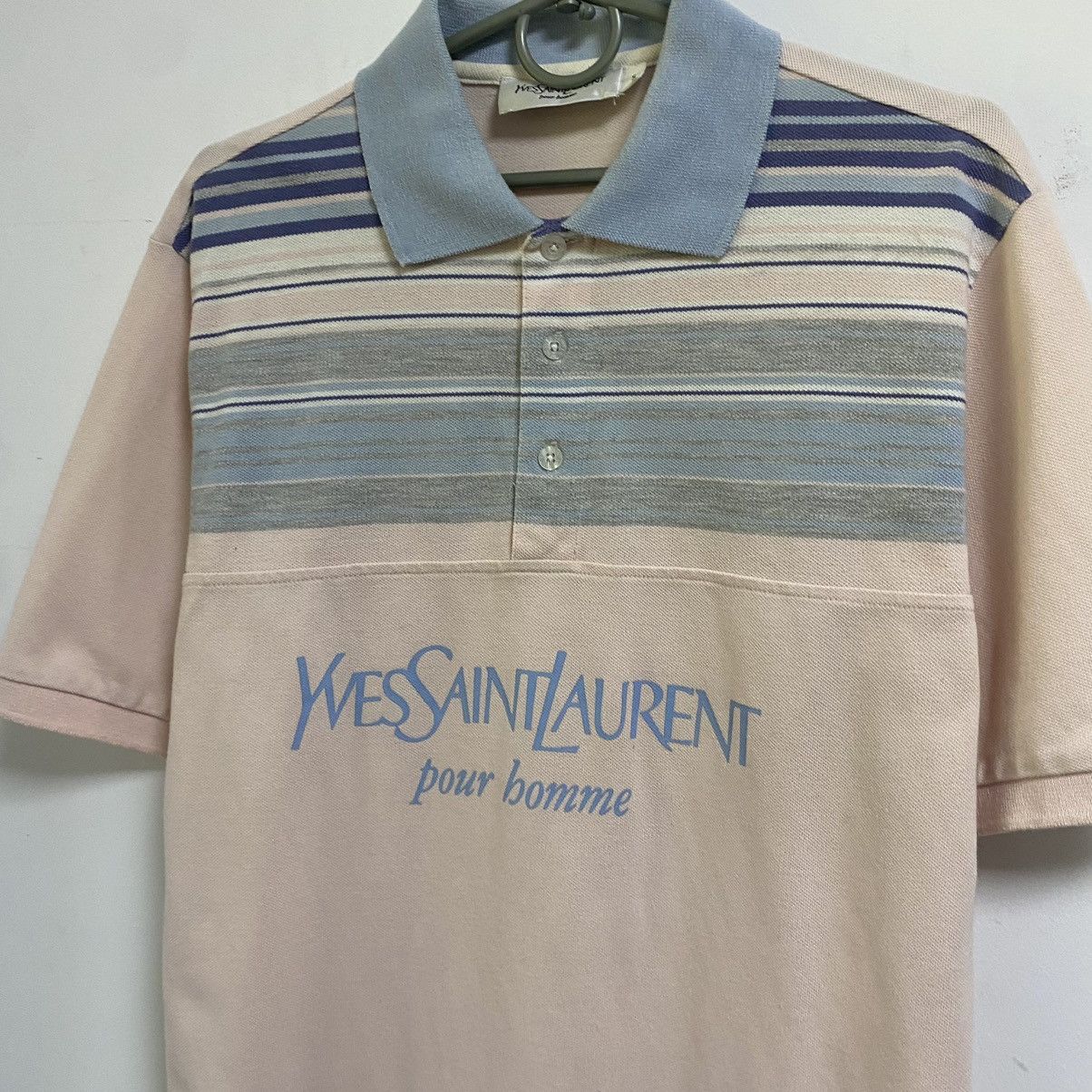 Yves Saint Laurent Vintage Yves Saint Laurent Polo shirt Big Logo Y2k Size US S / EU 44-46 / 1 - 2 Thumbnail