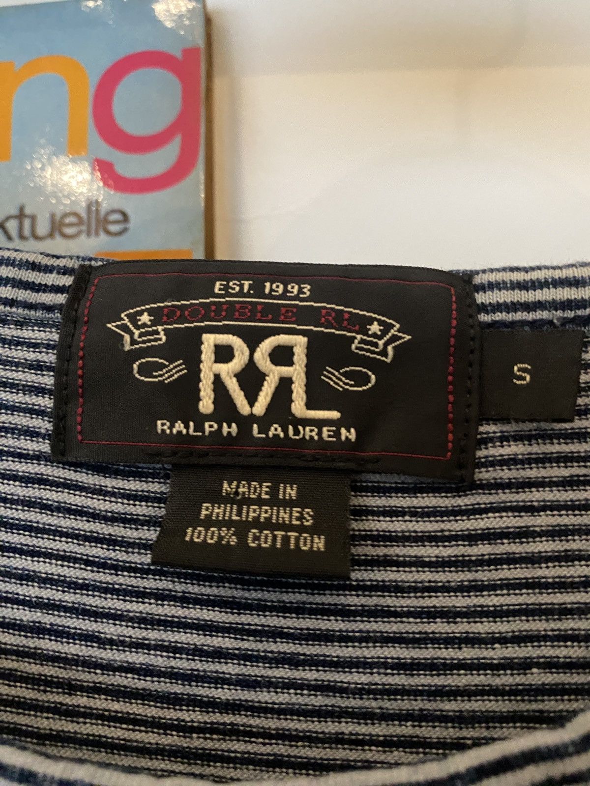 RRL Ralph Lauren Stripe T Shirt