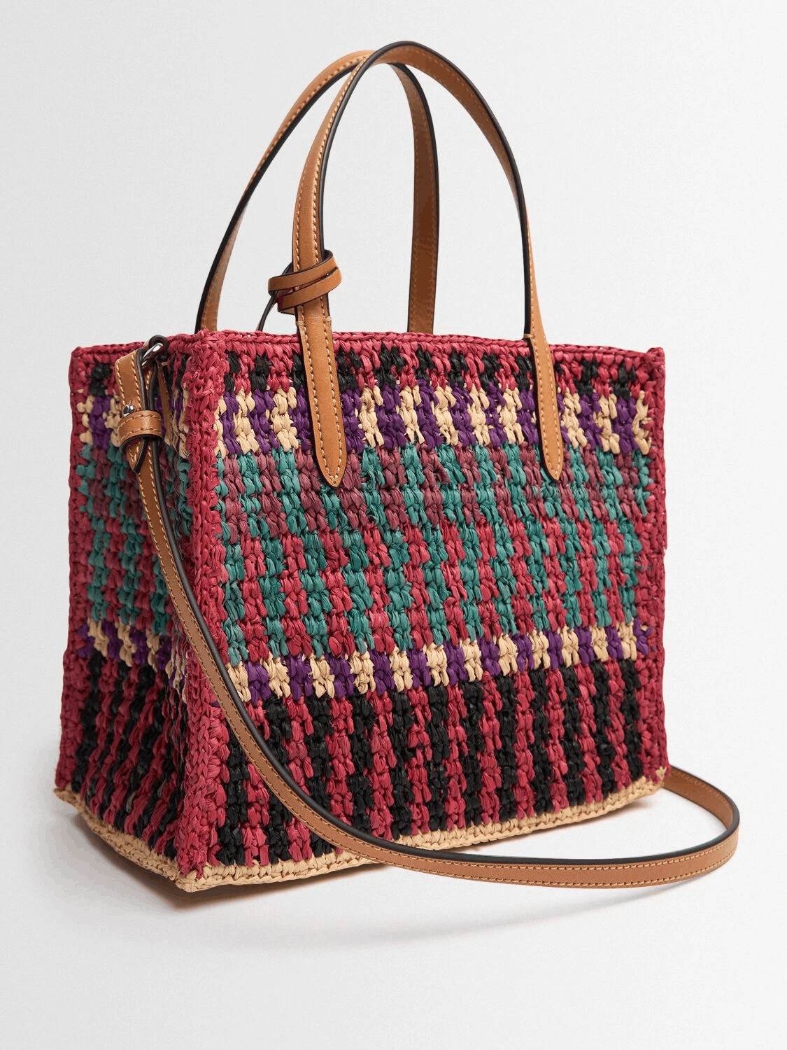 Valentino VALENTINO GARAVANI Multi Raffia Tote New Authentic Size ONE SIZE - 3 Thumbnail
