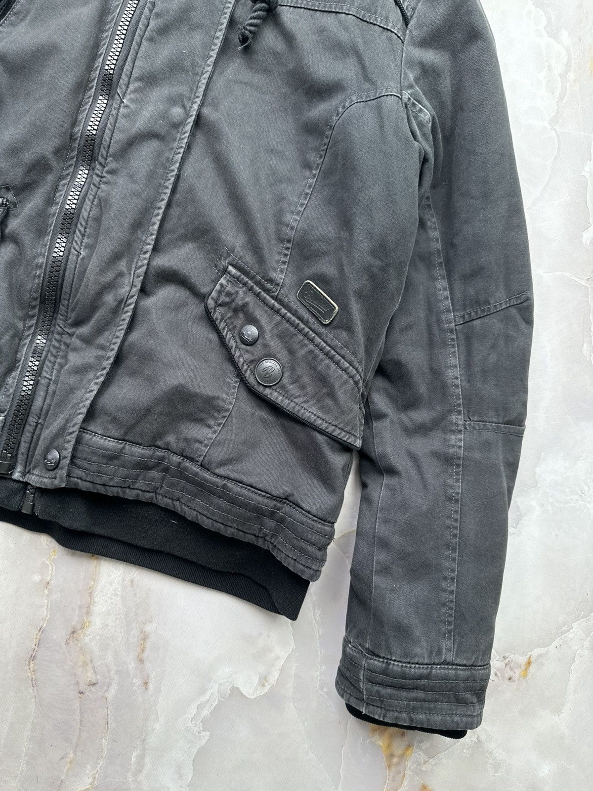 Japanese Brand Vintage Jacket With Hood Size XL / US 12-14 / IT 48-50 - 4 Thumbnail