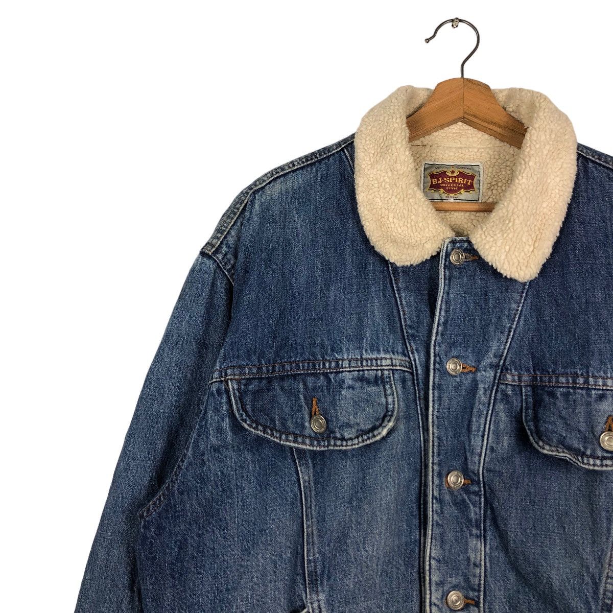 Hysteric Glamour 🔥Cropped Trucker Denim Jacket Biker BJ Spirit Japan Made Size US L / EU 52-54 / 3 - 7 Thumbnail