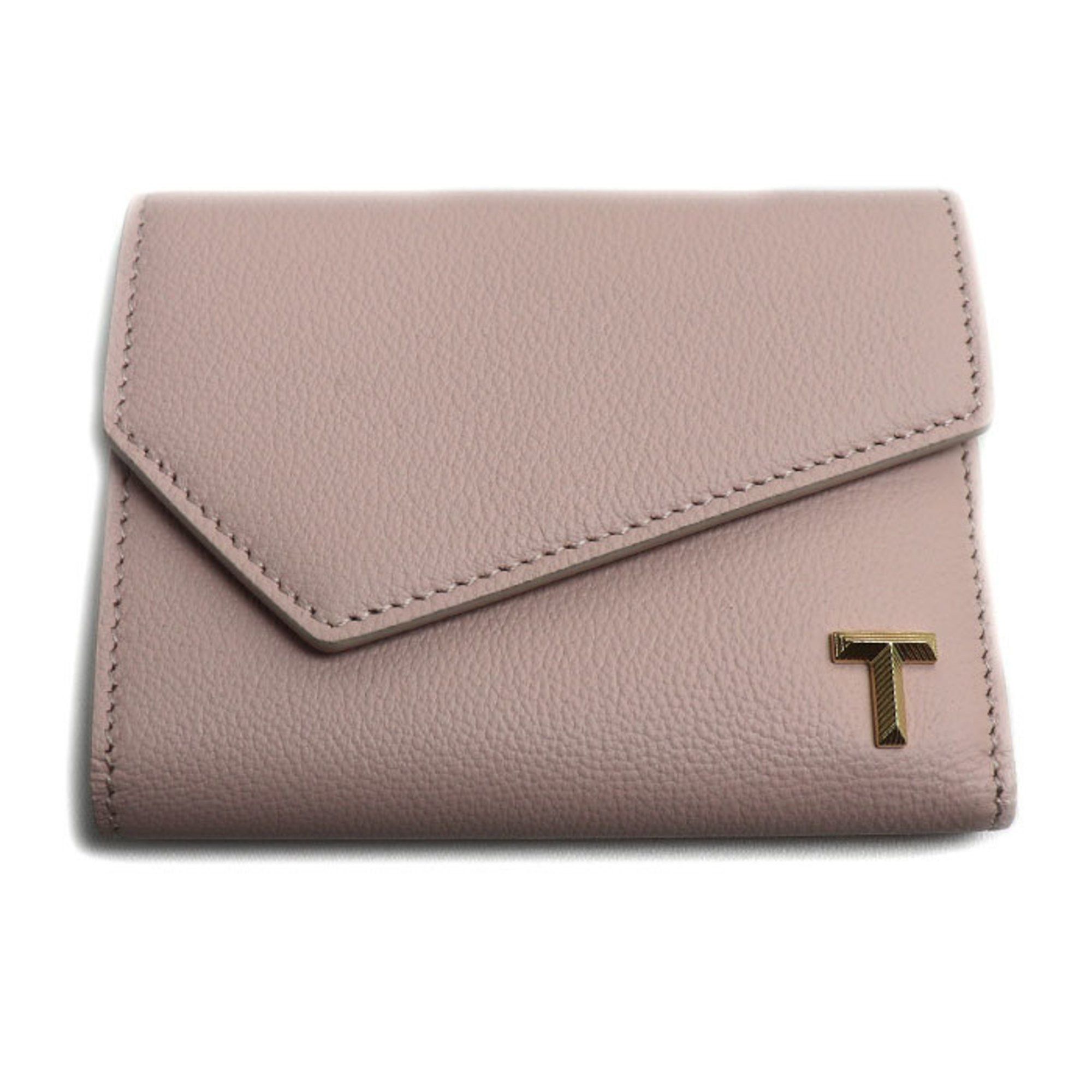 Tiffany & Co. TIFFANY&Co. Tiffany T Wallet Tri-fold Pink Women's Size ONE SIZE - 1 Thumbnail