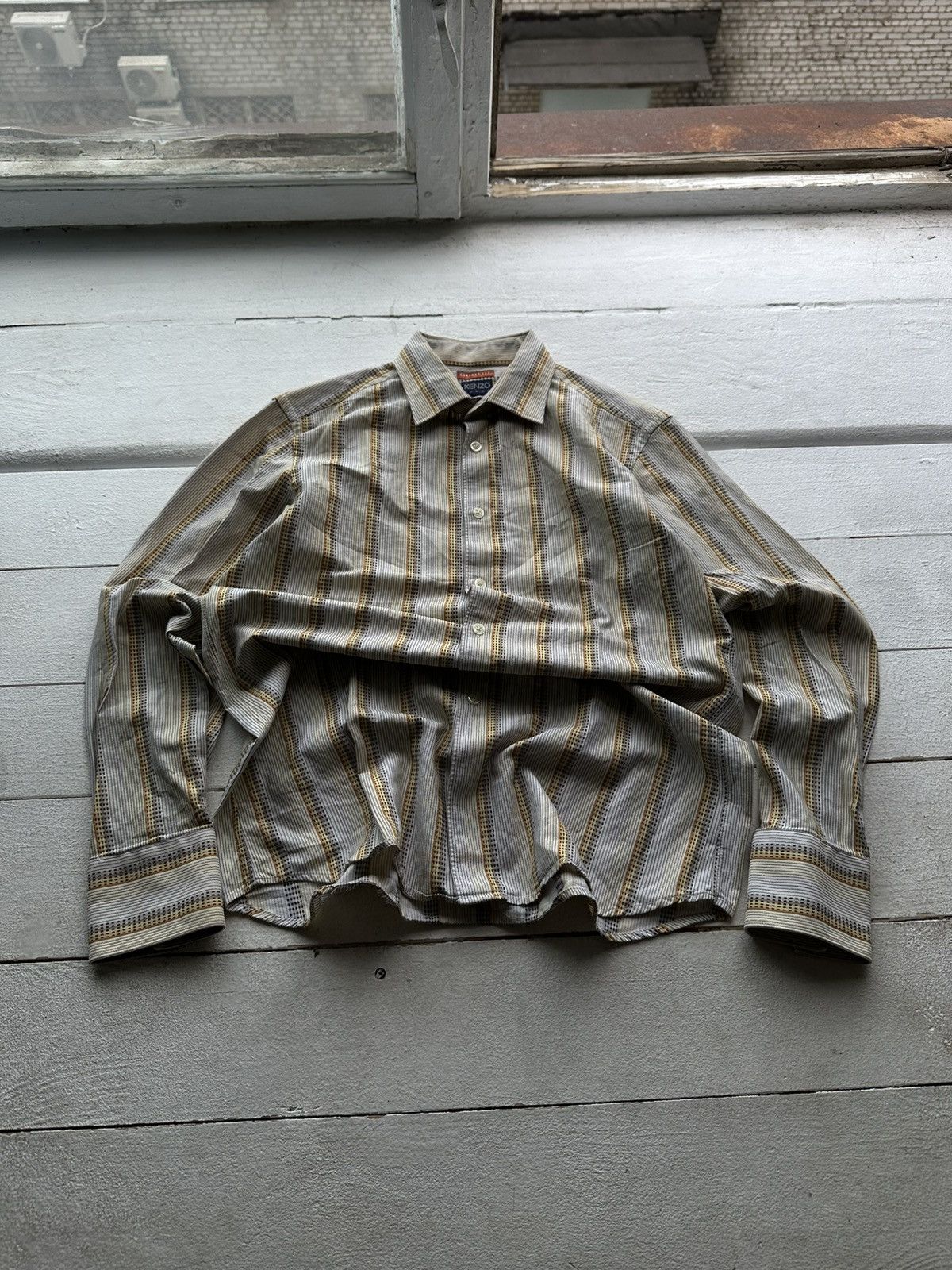Kenzo 🚨 KENZO HOMME shirts button up Oxford luxury pocket rare Size US M / EU 48-50 / 2 - 1 Thumbnail