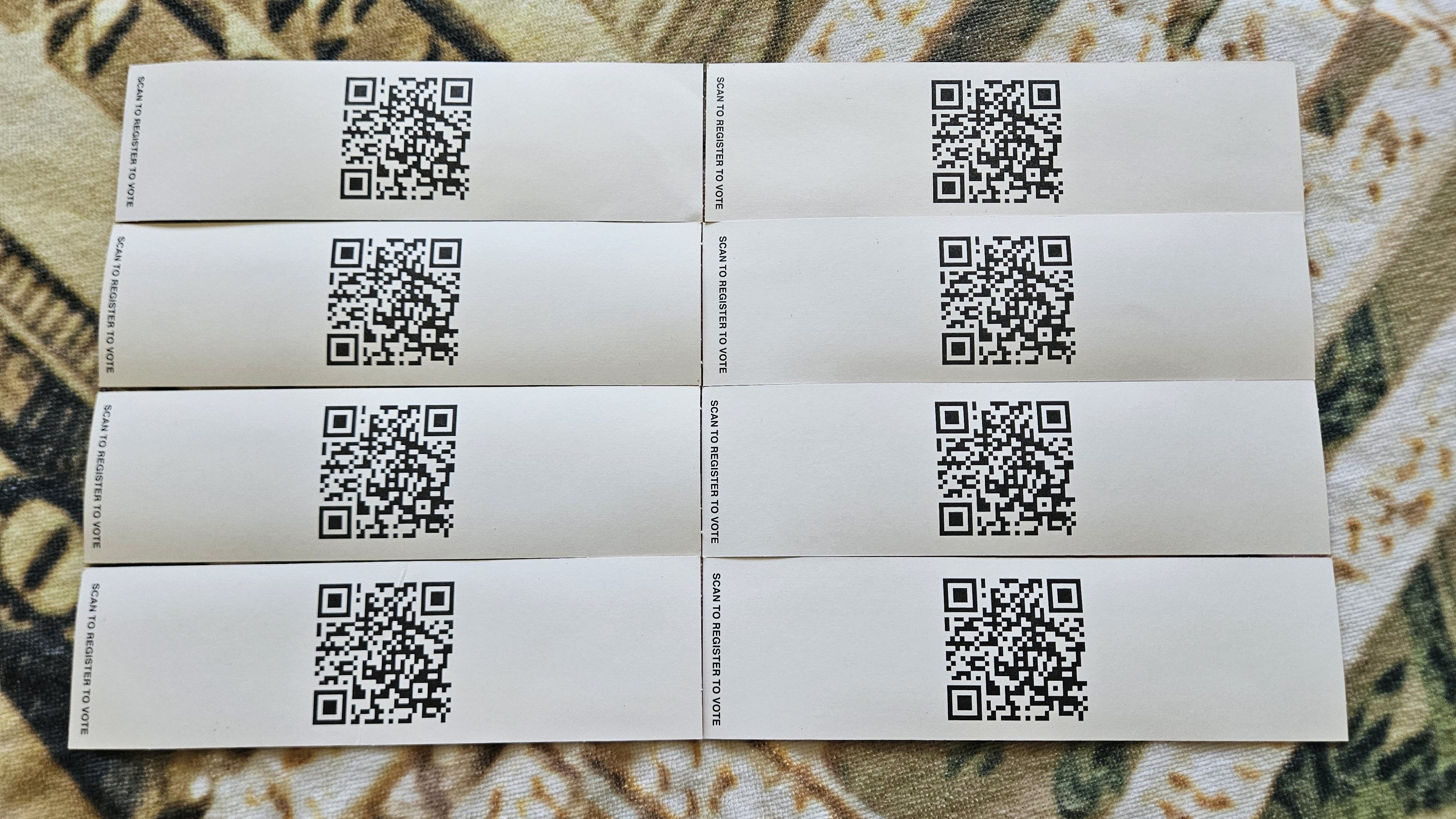Supreme Supreme Register To Vote Box Logo Stickers x8 Size ONE SIZE - 2 Thumbnail