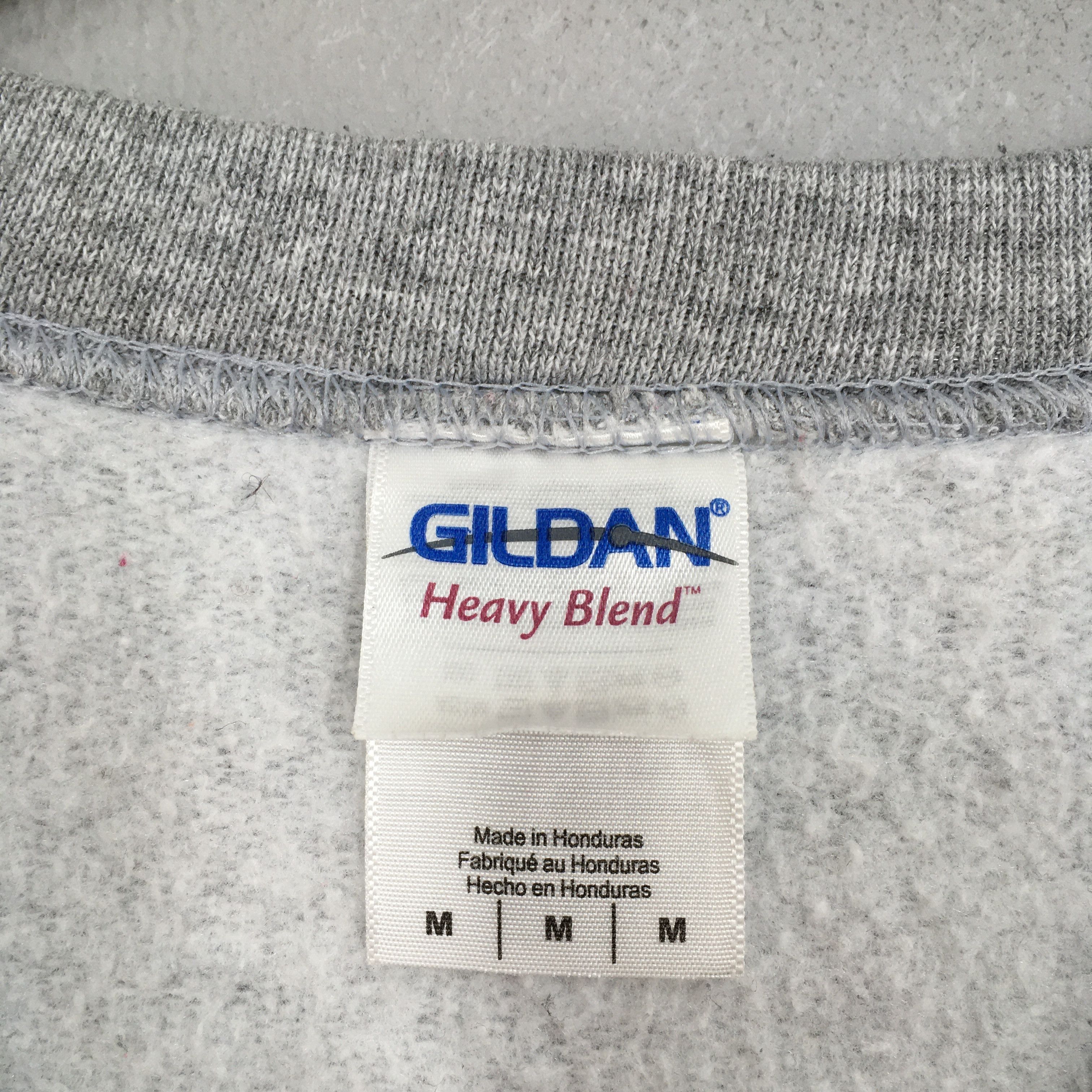Gildan × Vintage Vintage Y2K Boston State Gray Sweatshirt Medium Size US M / EU 48-50 / 2 - 5 Thumbnail