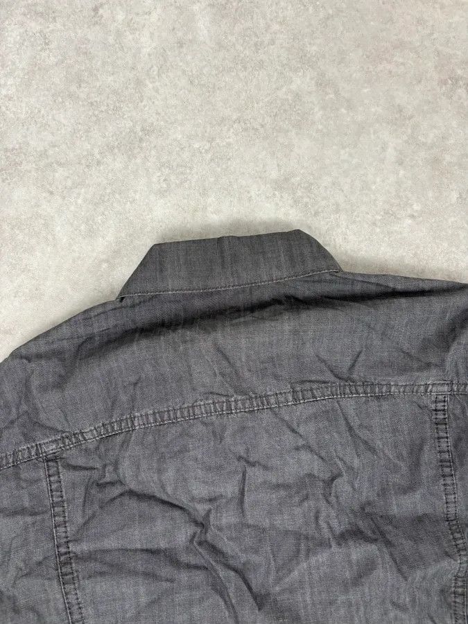 Jil Sander 2000s Jil Sander Grey Boxy Cut Denim Jacket Size US M / EU 48-50 / 2 - 6 Thumbnail