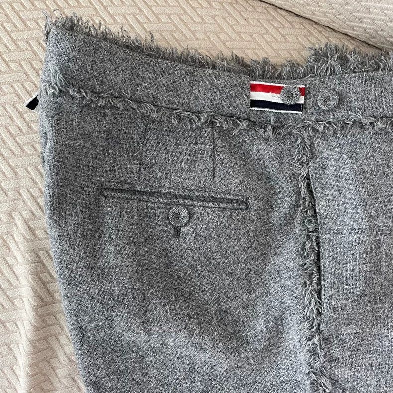 Thom Browne Thom Browne size1 Grey Western trousers Size 34S - 2 Thumbnail