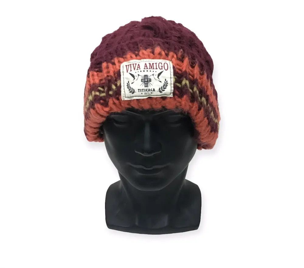 Japanese Brand Titicaca Knit Beanie Hat Size ONE SIZE - 1 Thumbnail