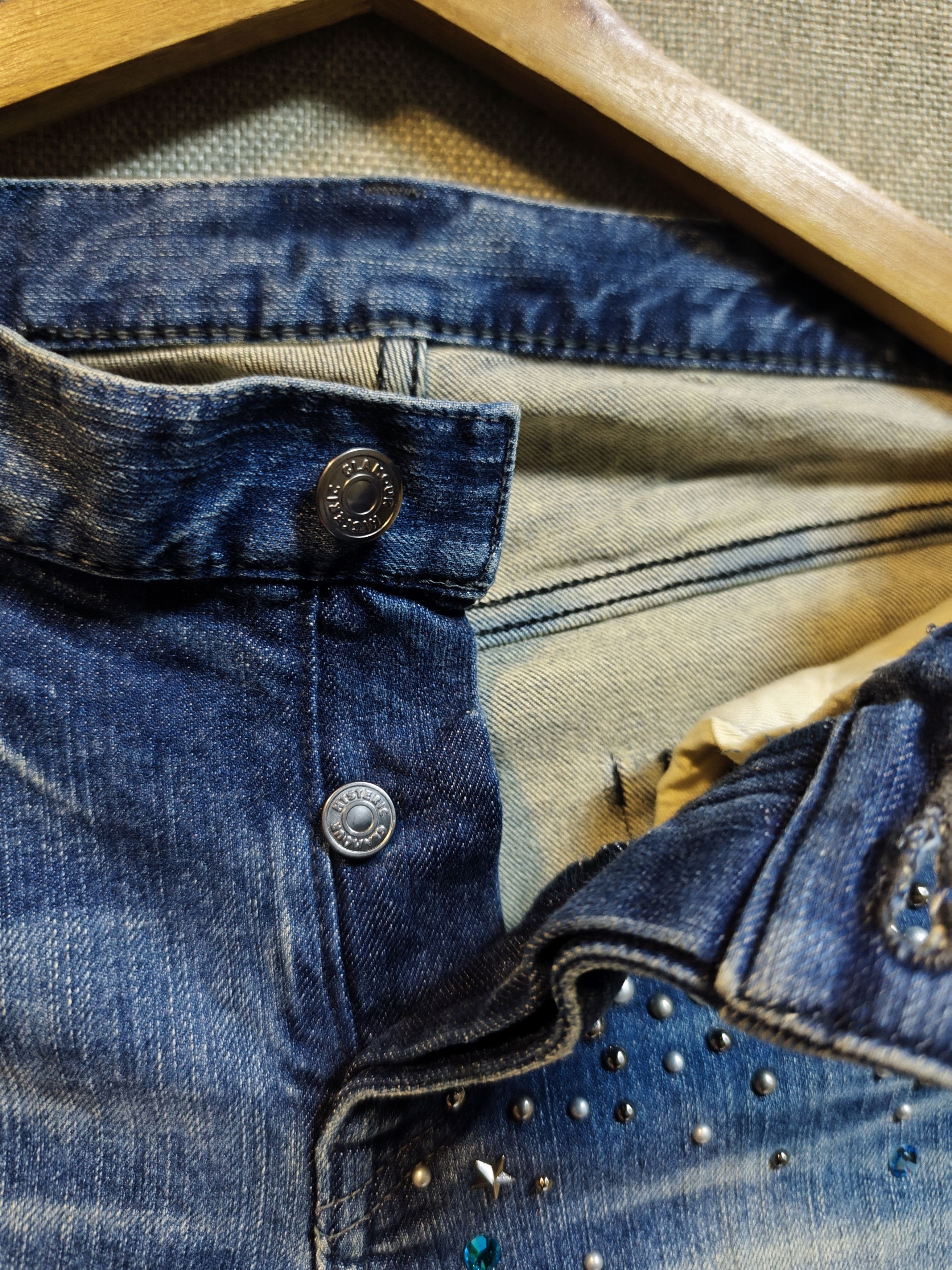Hysteric Glamour Hysteric Glamour leather jeans Size 31" - 5 Thumbnail