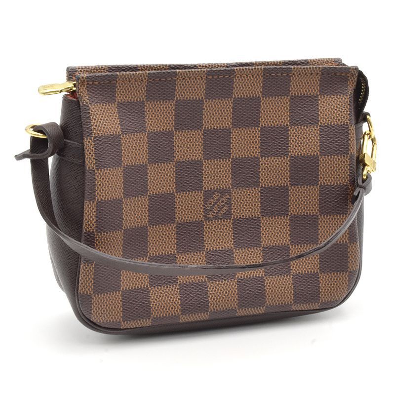 Louis Vuitton Truth Makeup Damier Ebene Cosmetic Pouch Mini Handbag