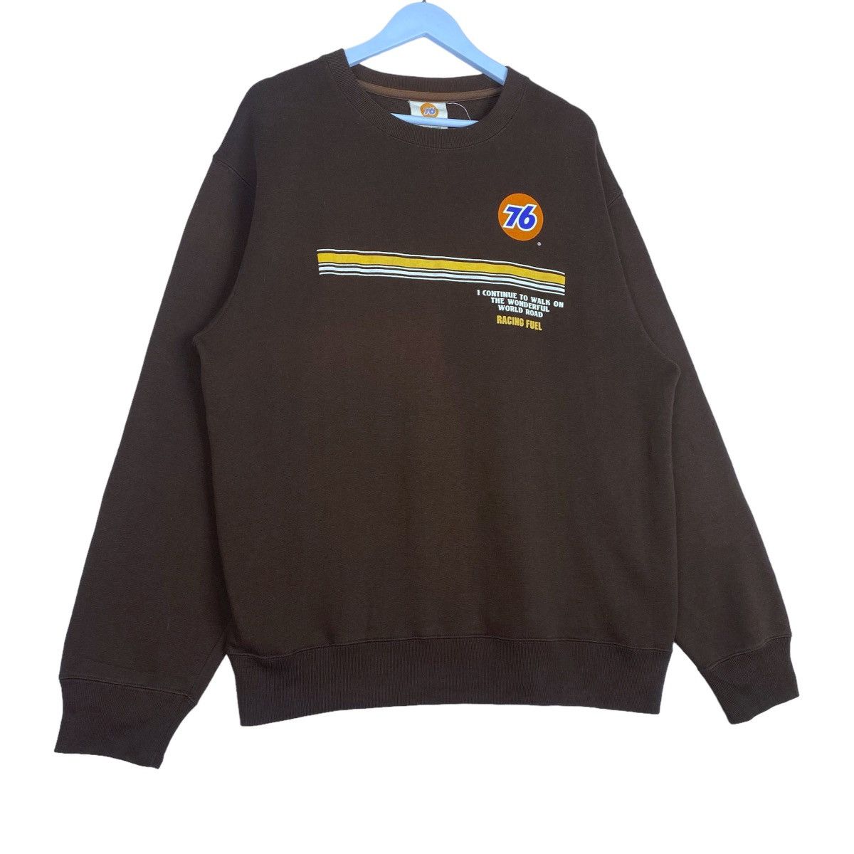 Designer × Vintage 76 Lubricants Sweatshirt Crewneck Pull Over Jumper Size US L / EU 52-54 / 3 - 4 Thumbnail