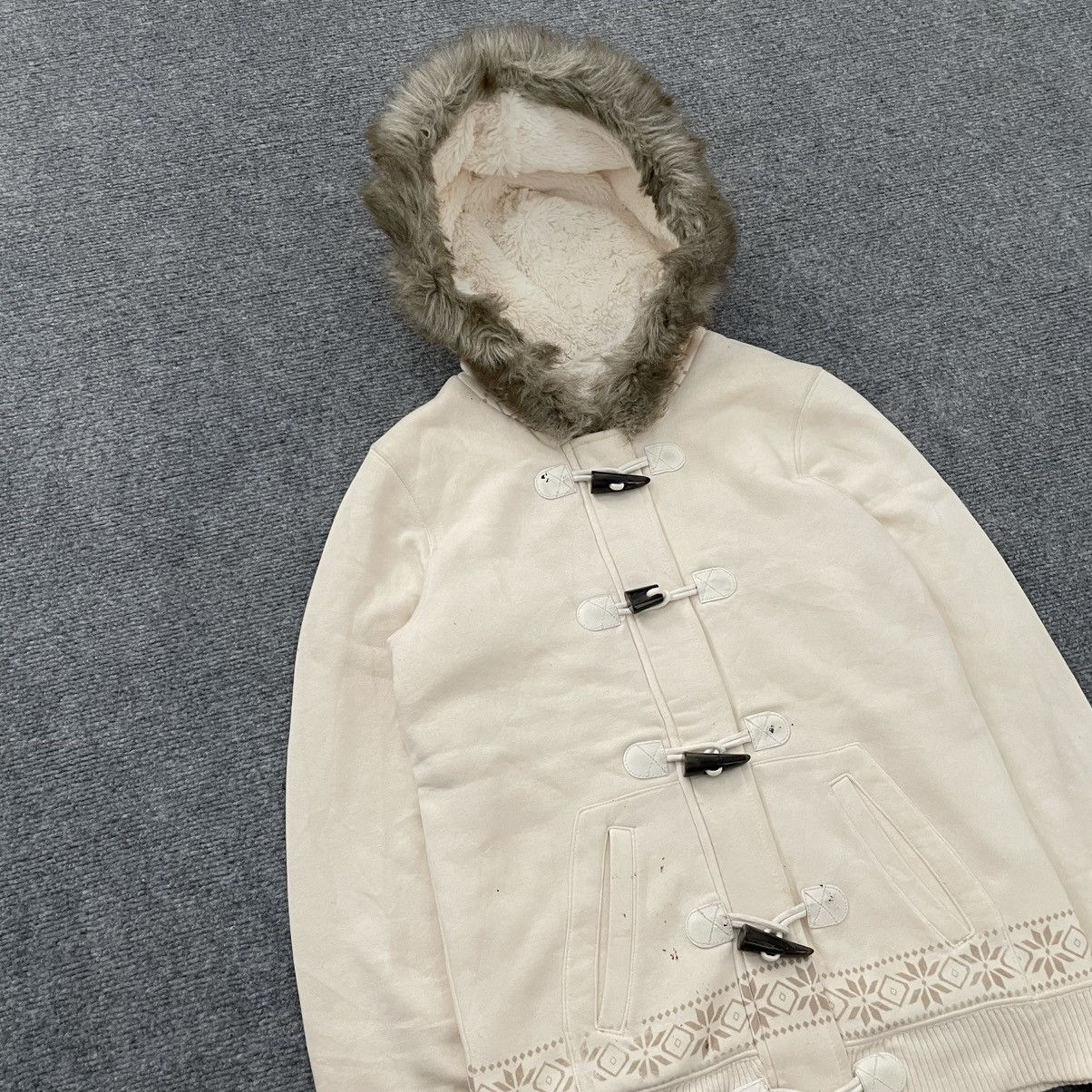 Japanese Brand Aeropostale Zip Fur Hoodie Abercrombie LGB GOA Vkei Style Size L / US 10 / IT 46 - 2 Thumbnail