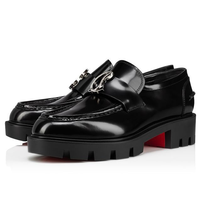 Christian Louboutin oc11z0126 CL Moc Lug in Black Size US 7 / IT 37 - 1 Thumbnail