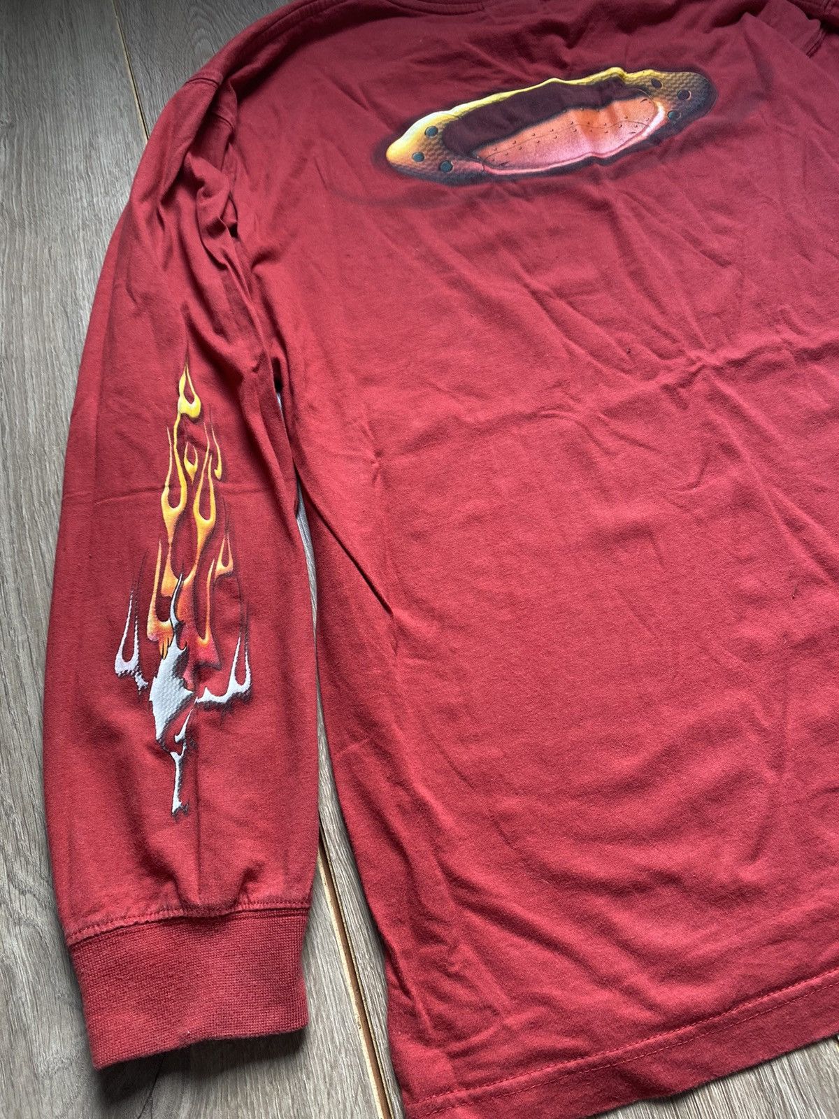 Oakley Vintage 90s Oakley Software Mad Science Over The Top Tee Size US L / EU 52-54 / 3 - 3 Thumbnail