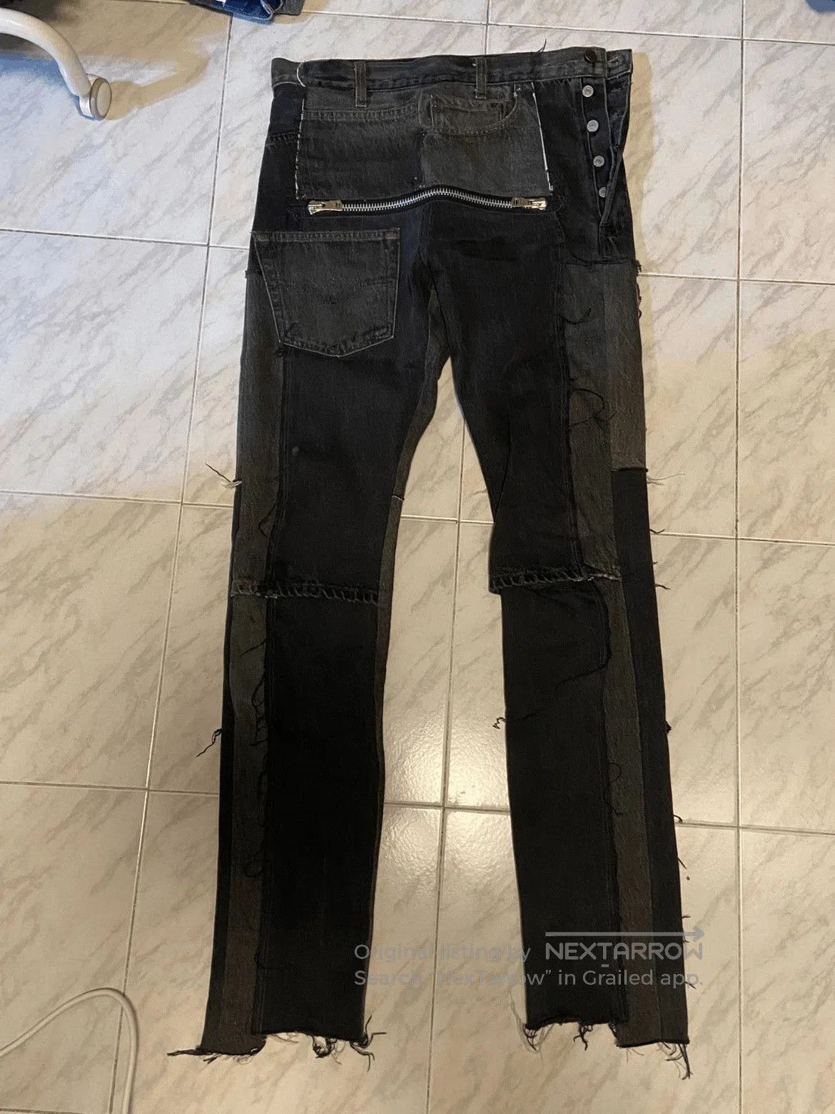 Takahiromiyashita The Soloist. Sz 48 The soloist x Levis Joint Patches Denim. Size US 30 / EU 46 - 1 Thumbnail