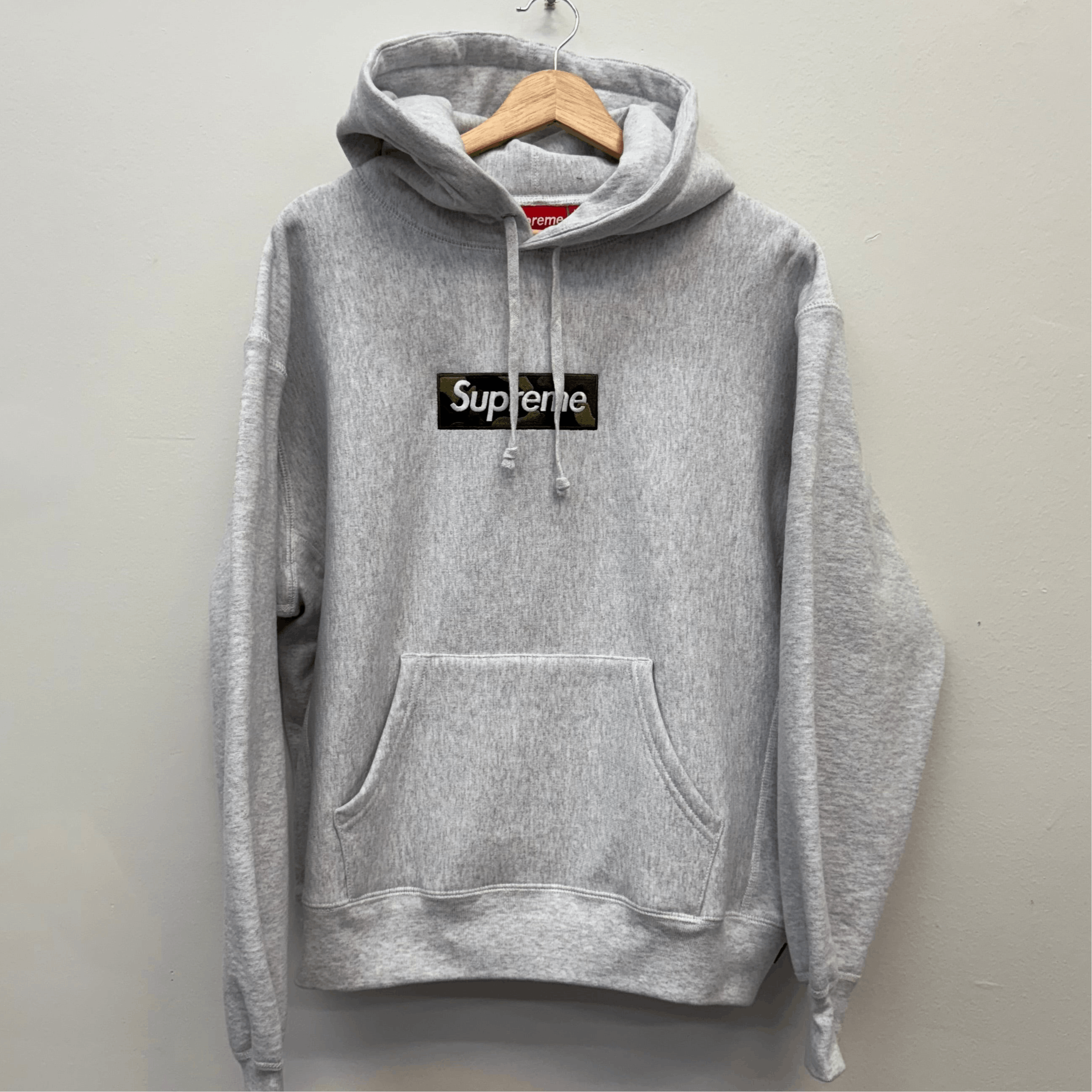Supreme Supeeme Gray Camo Box Logo Hoodie Nigo | Grailed
