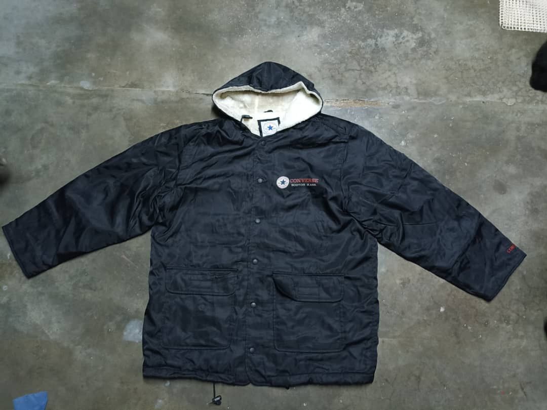 Converse × Vintage Vintage Converse Sherpa Jacket Size US L / EU 52-54 / 3 - 1 Thumbnail