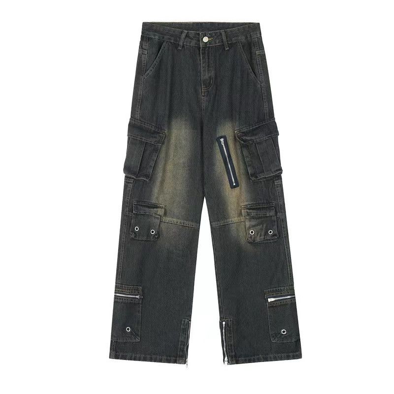 High Street Vintage Loose Fit Jeans Light Blue