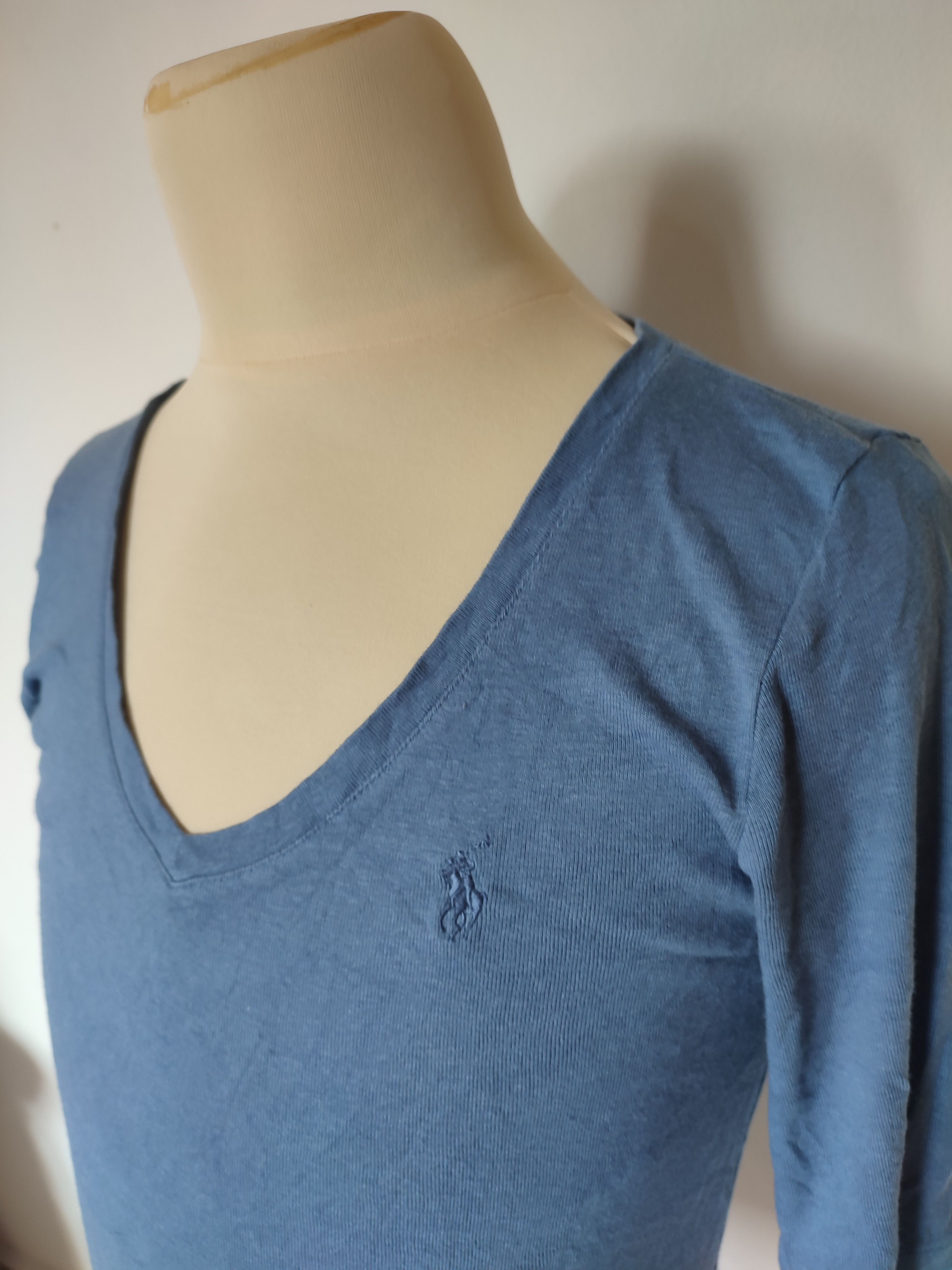 Vintage Vintage Polo Ralph Lauren Knitted Single Stitch Size S / US 4 / IT 40 - 2 Thumbnail