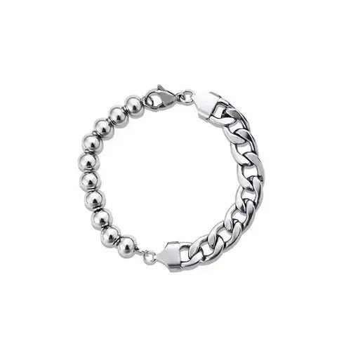 Jewelry Stylish Ball Chain Splicing Gothic Bracelet Size ONE SIZE - 3 Thumbnail