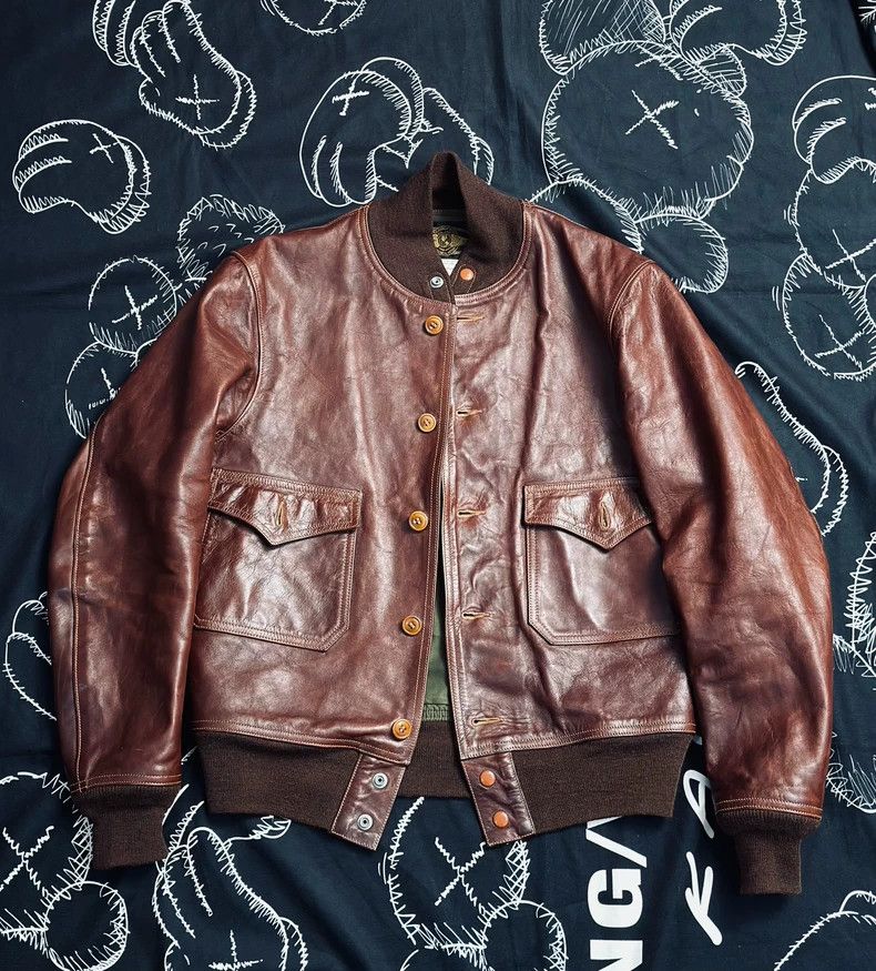 Freewheelers FREEWHEELERS37J1 Nissan Horse Leather Jacket 2503 