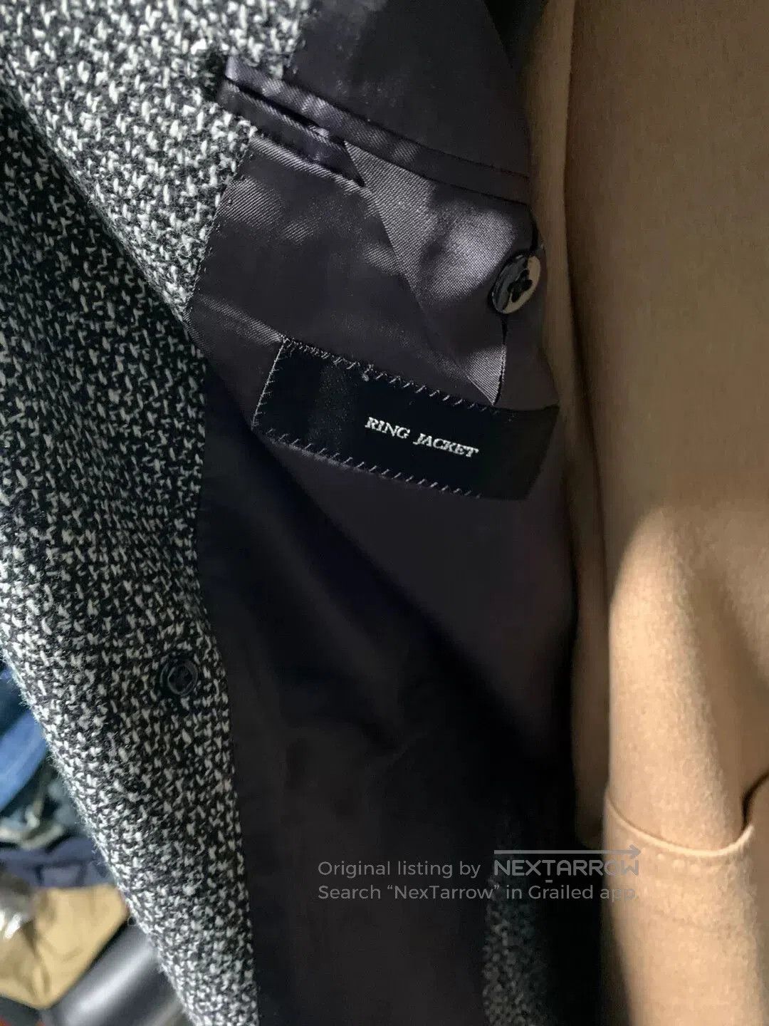 Ring Jacket luxury black and white polo coat. Size US M / EU 48-50 / 2 - 5 Thumbnail