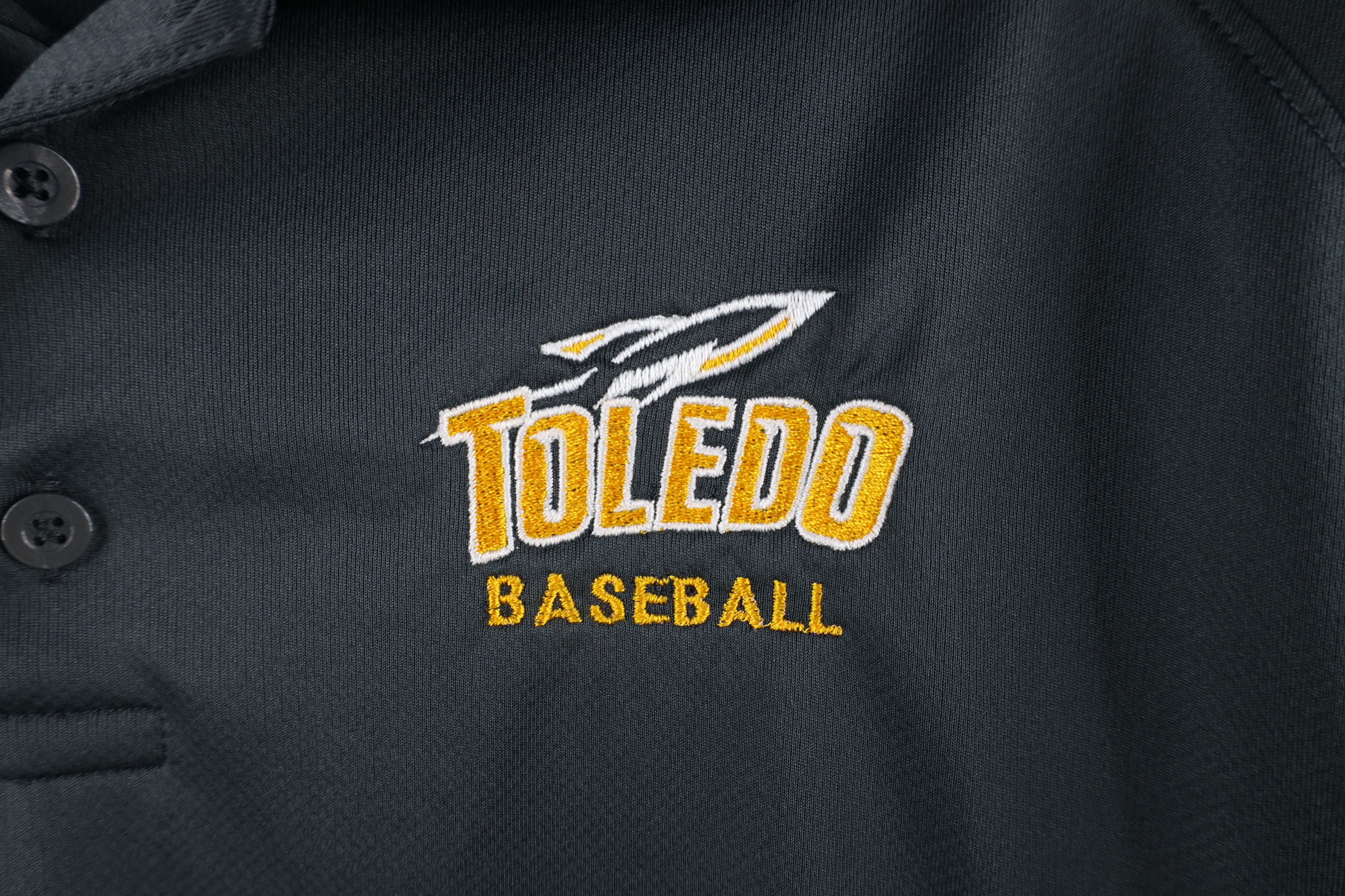 Nike × Vintage Nike University of Toledo Baseball Short Sleeve Polo Shirt Size US L / EU 52-54 / 3 - 4 Thumbnail