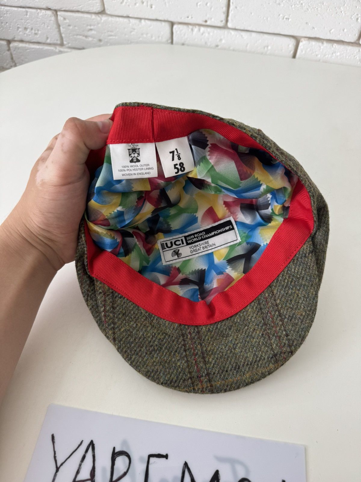 Other YORKSHIRE FLAT CAP FROM UCI WORLD CYCLING CHAMPIONSHIP Size ONE SIZE - 4 Thumbnail