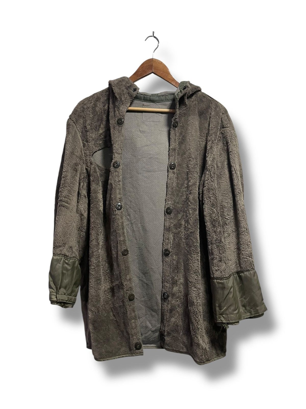 Japanese Brand × Vintage M&S Brand Fleece Button Up Outerwear Jacket (75) Size US M / EU 48-50 / 2 - 1 Thumbnail