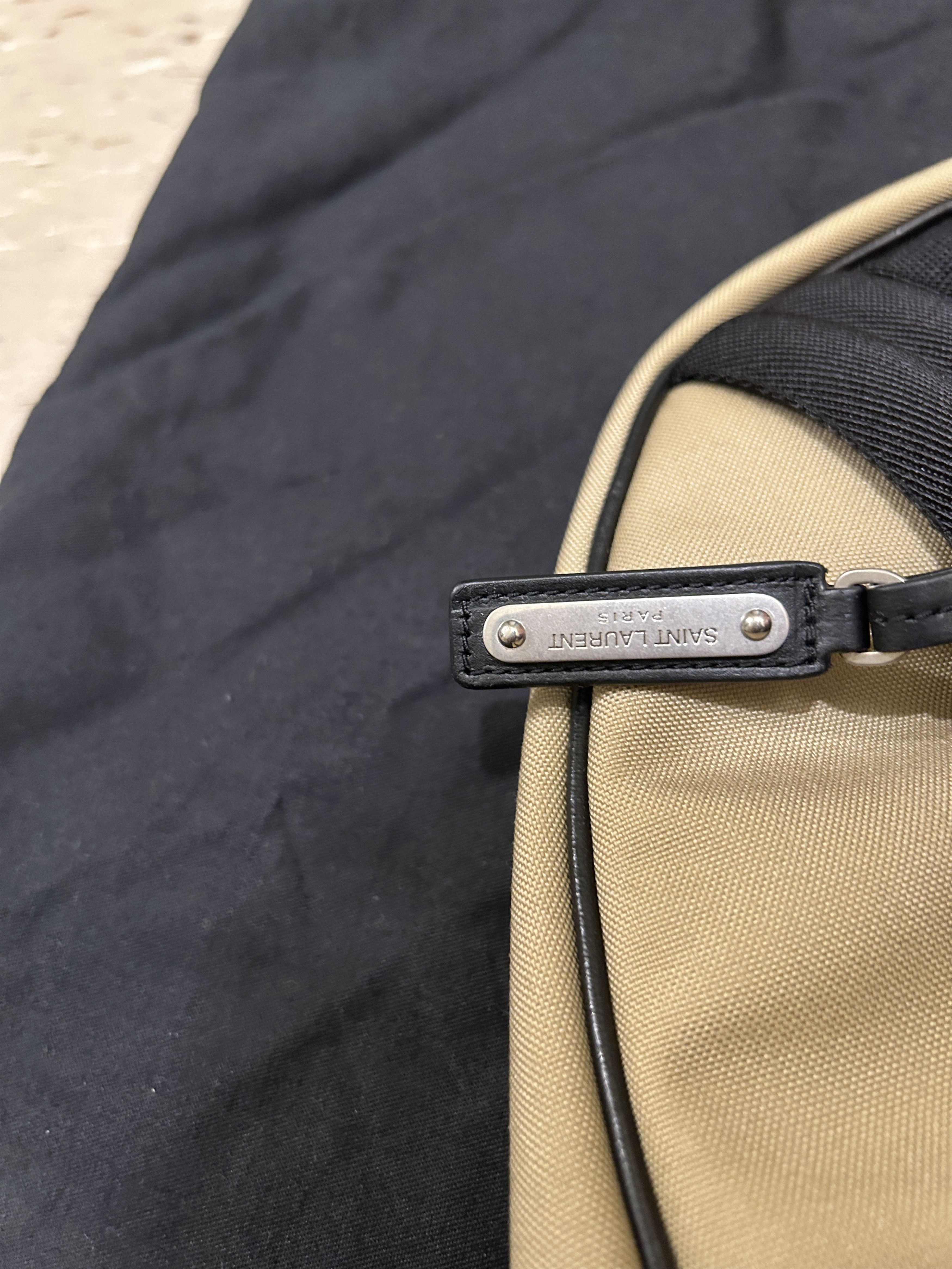 Yves Saint Laurent Saint laurent Paris small city backpack tan Size ONE SIZE - 7 Thumbnail