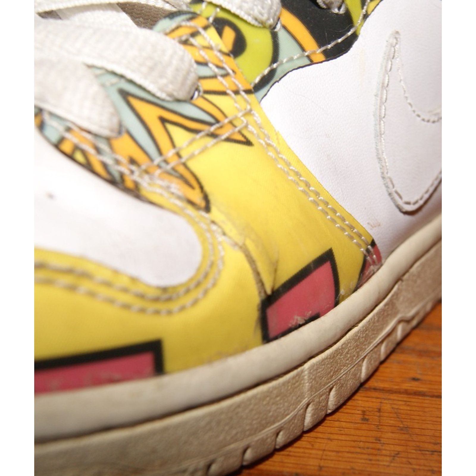 Nike Nike SB Dunk High de La Soul White Mens Size 9 - 2014 Size US 9 / EU 42 - 9 Thumbnail