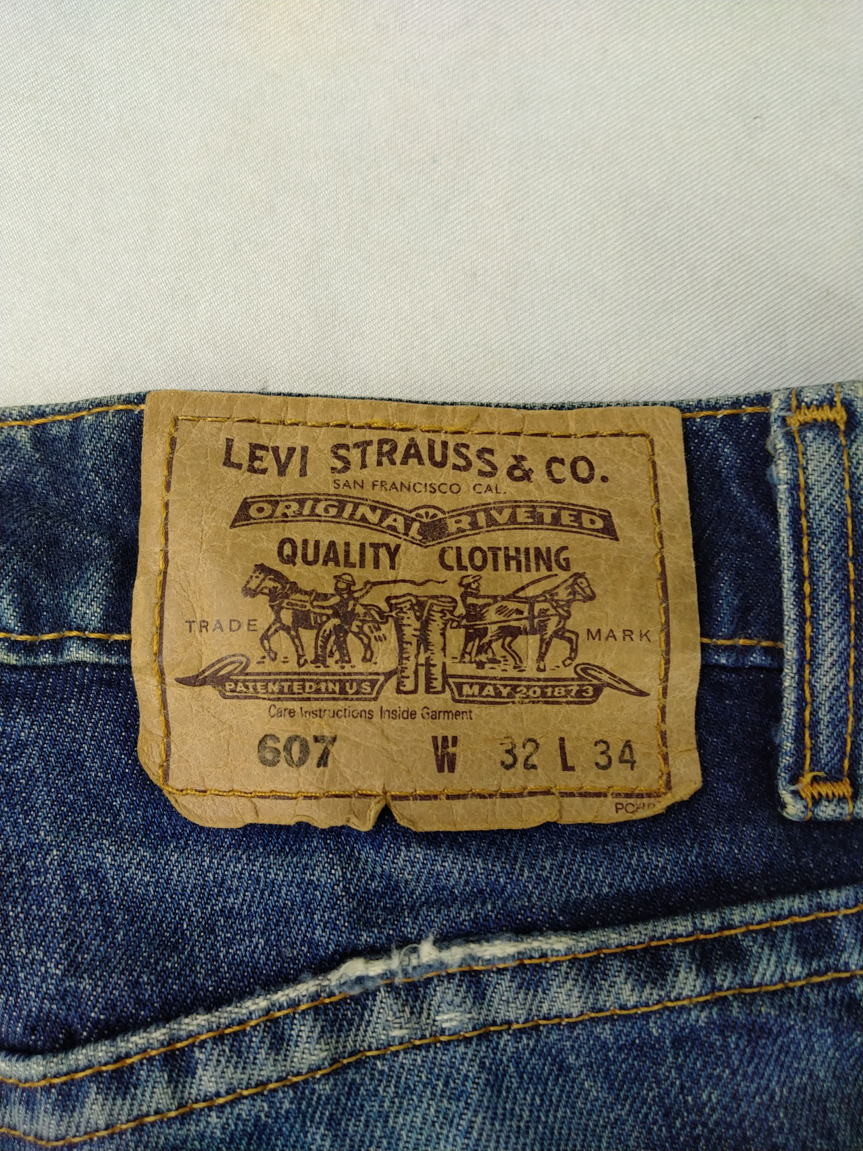 Levi's Vintage Levi's 607 Orange Tab Distressed 31x33.5 -JN170 Size US 31 - 13 Thumbnail