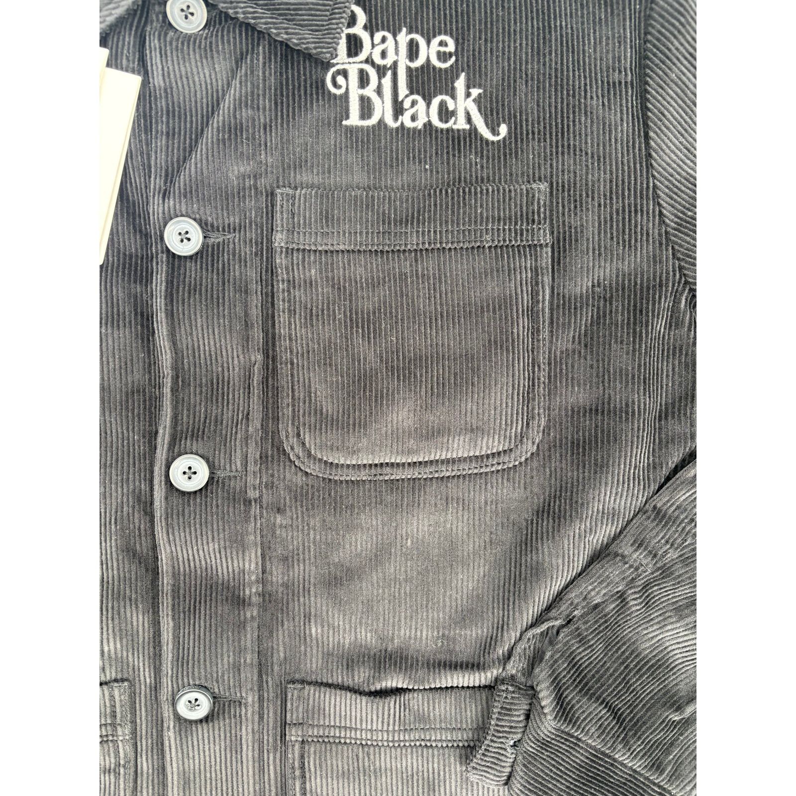 Bape BAPE Black Japan Corduroy Black Down Work Jacket Size Large Size US L / EU 52-54 / 3 - 5 Thumbnail