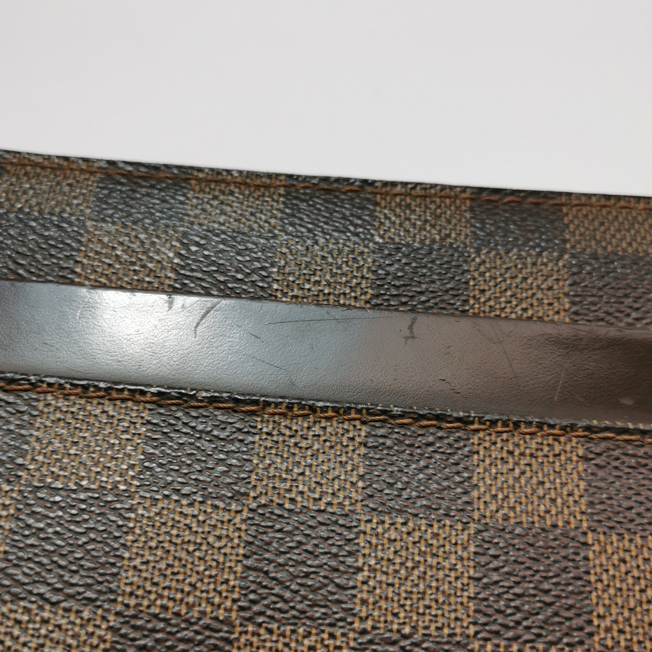 Louis Vuitton Louis Vuitton (LV) Saint Louis leather checkerboard zipper Size ONE SIZE - 5 Thumbnail