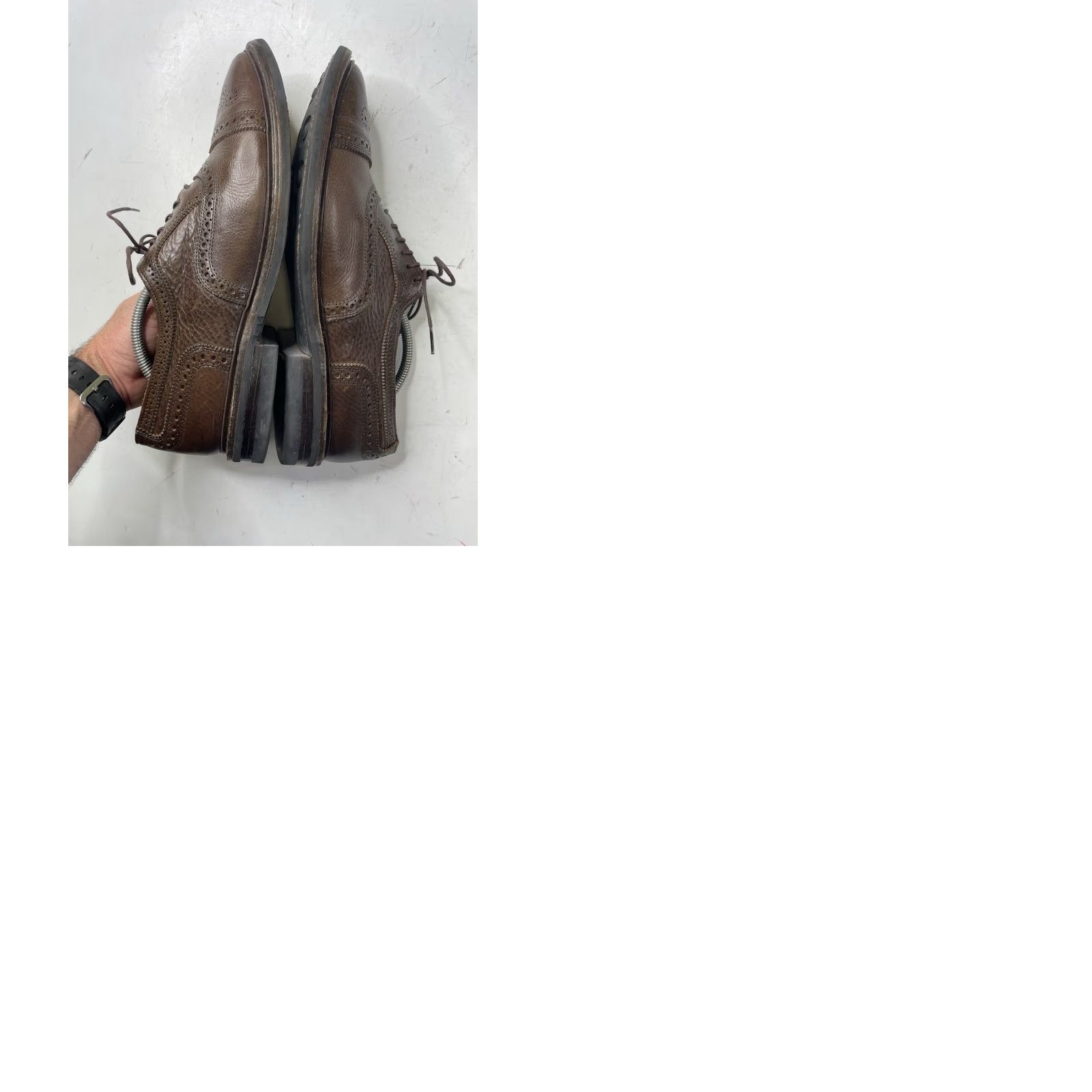 Allen Edmonds Strandmok Brown Leather Cap Toe Oxford Dress Shoes 11.5 D Mens Shoes Brown Leather Oxford Cap Toe Dress Shoes 11.5 D Mens