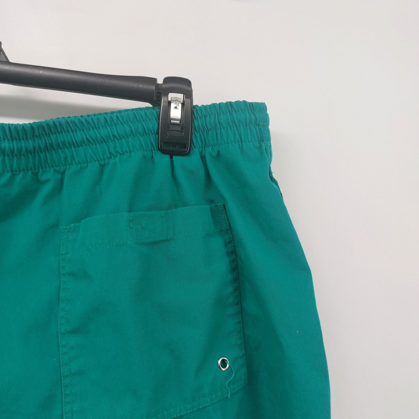 Vintage Vintage Swim Trunks Drawstring Beach Pool Green Navy Blue L Size US 35 - 14 Thumbnail