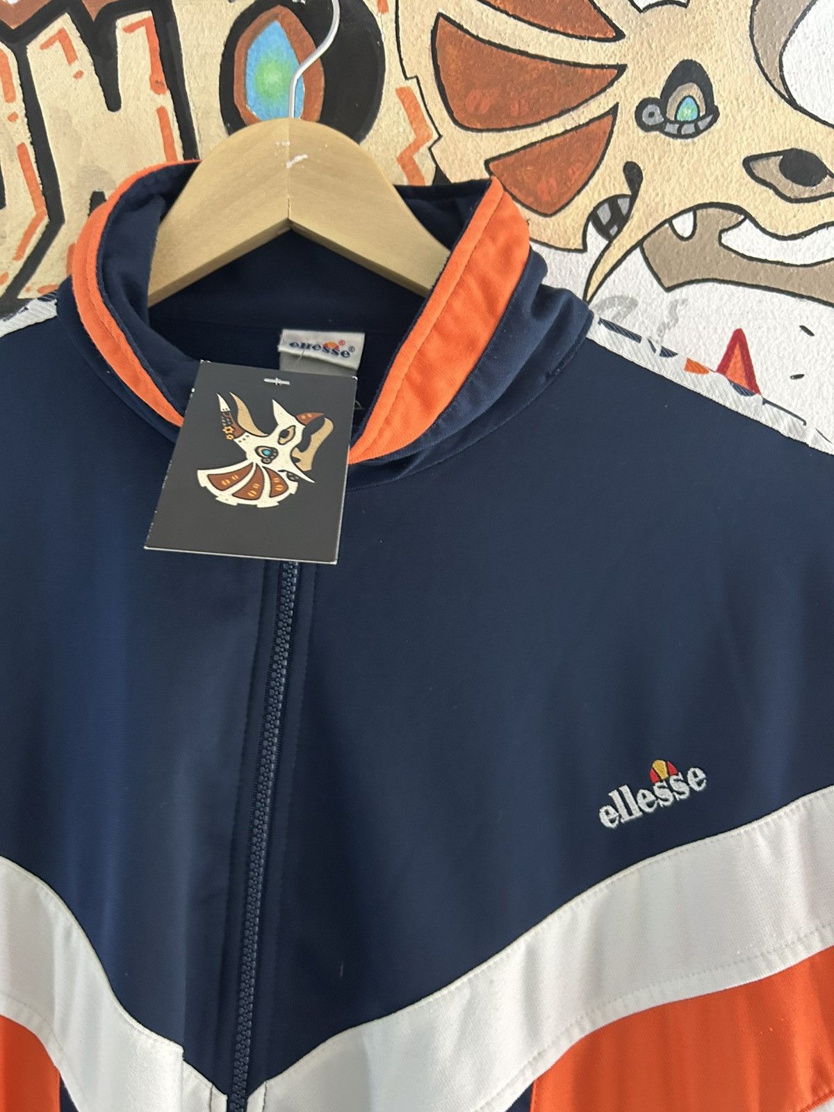Ellesse Super rare ellese 90s zip up Size US L / EU 52-54 / 3 - 3 Thumbnail