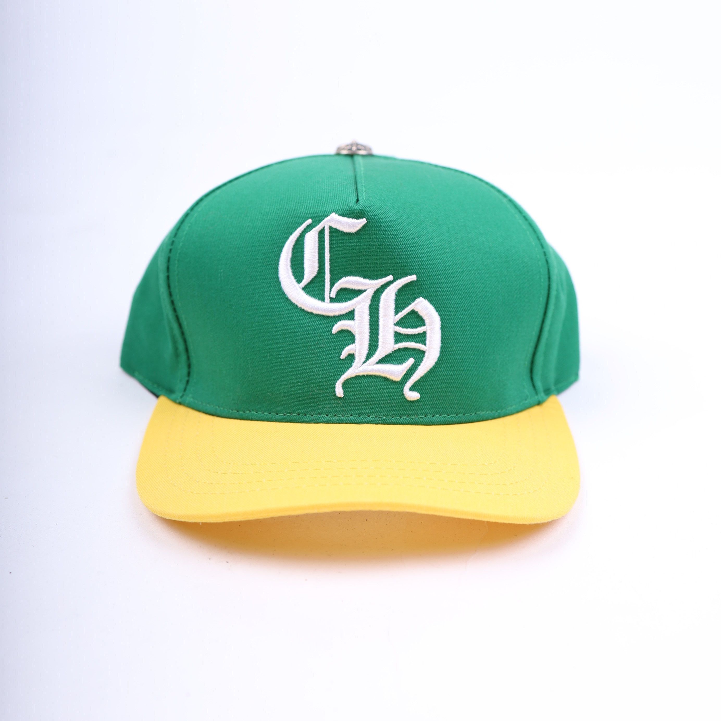 Chrome Hearts Chrome Hearts Green CH Trucker Hat Size ONE SIZE - 1 Thumbnail