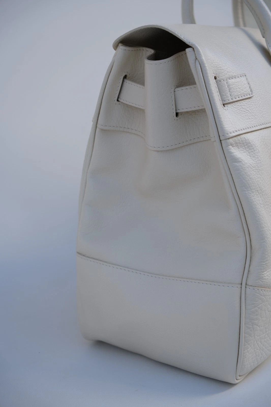 Brunello Cucinelli New Brunello Cucinelli Leather Vachetta Cream Weekend Bag Size ONE SIZE - 4 Thumbnail