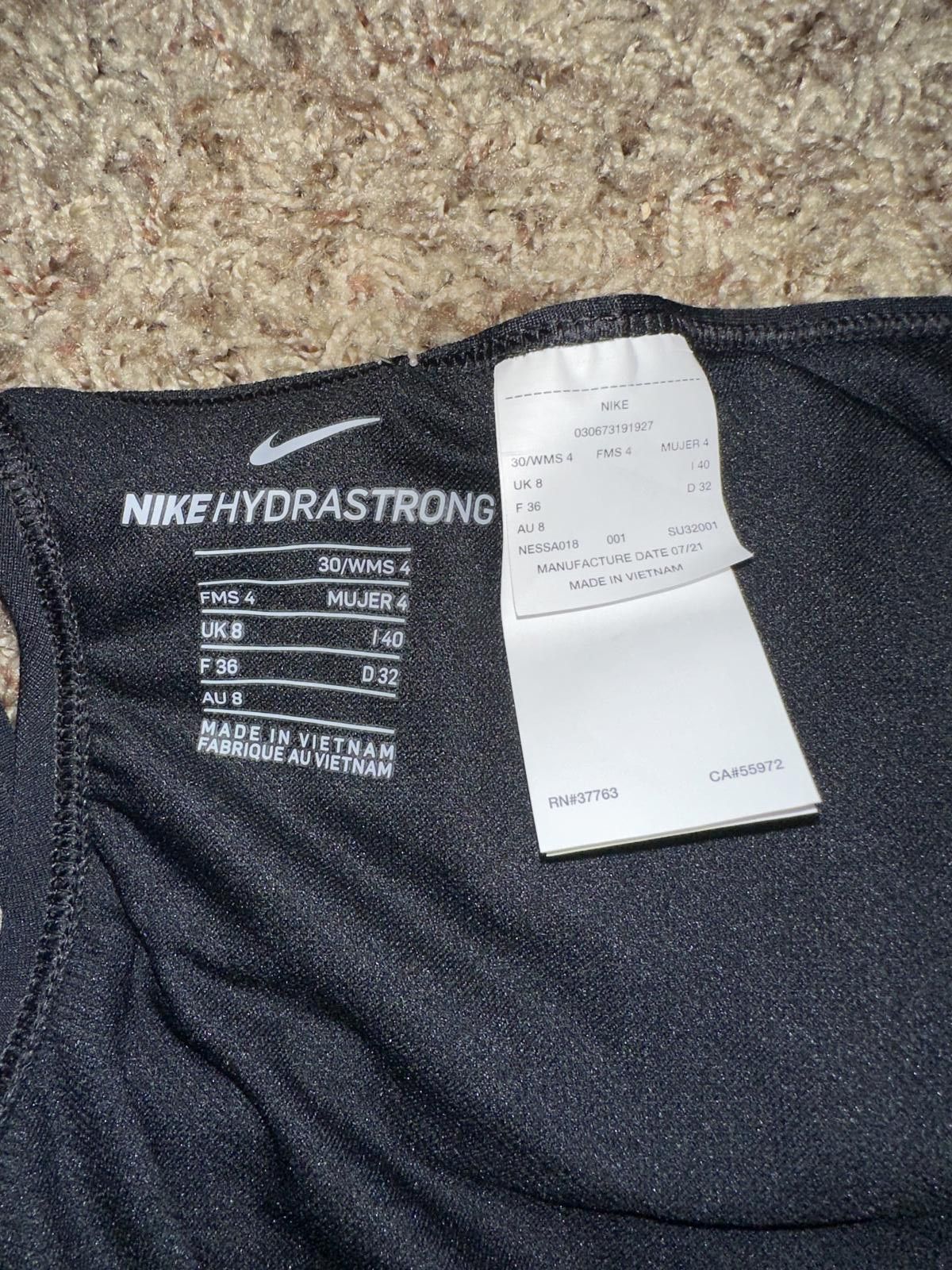Nike Nike Cut Out Women's One-Piece Swimsuit Tank Size ONE SIZE - 3 Thumbnail