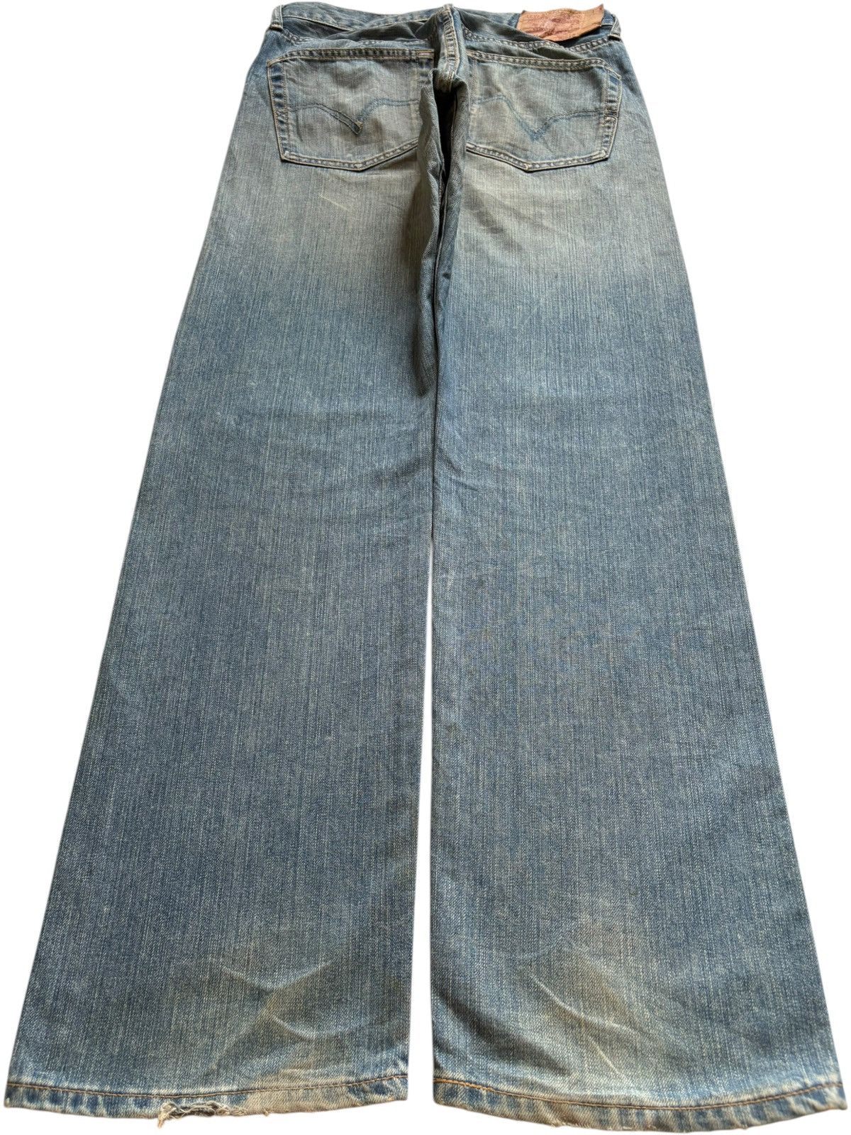 Levi's Vintage 90s Levis 501 Mud Wash Loose Baggy Jeans Size US 32 / EU 48 - 2 Thumbnail