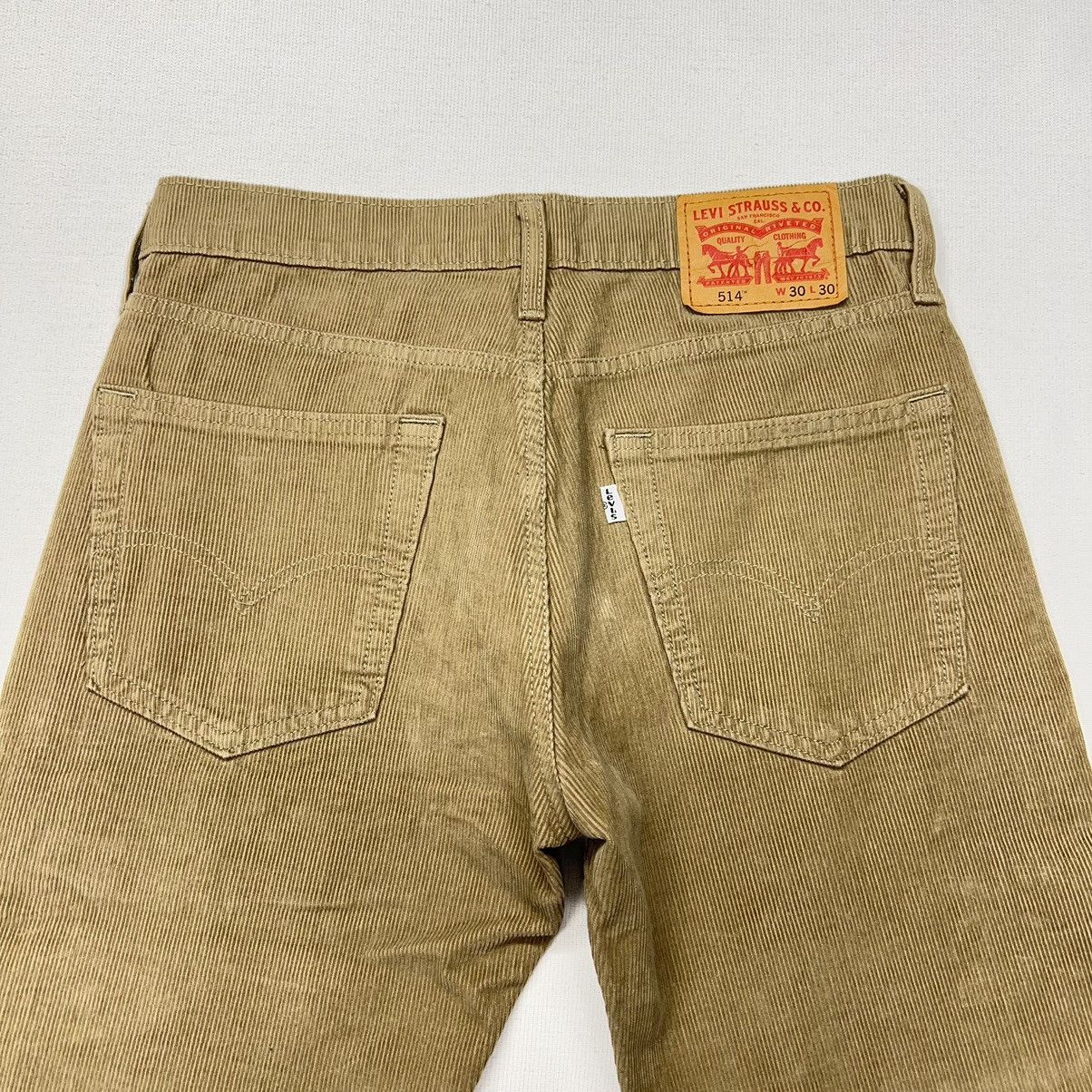 Levi's Levis 514 Corduroy Pants Beige Khaki Straight Fit Casual Size US 30 / EU 46 - 11 Thumbnail