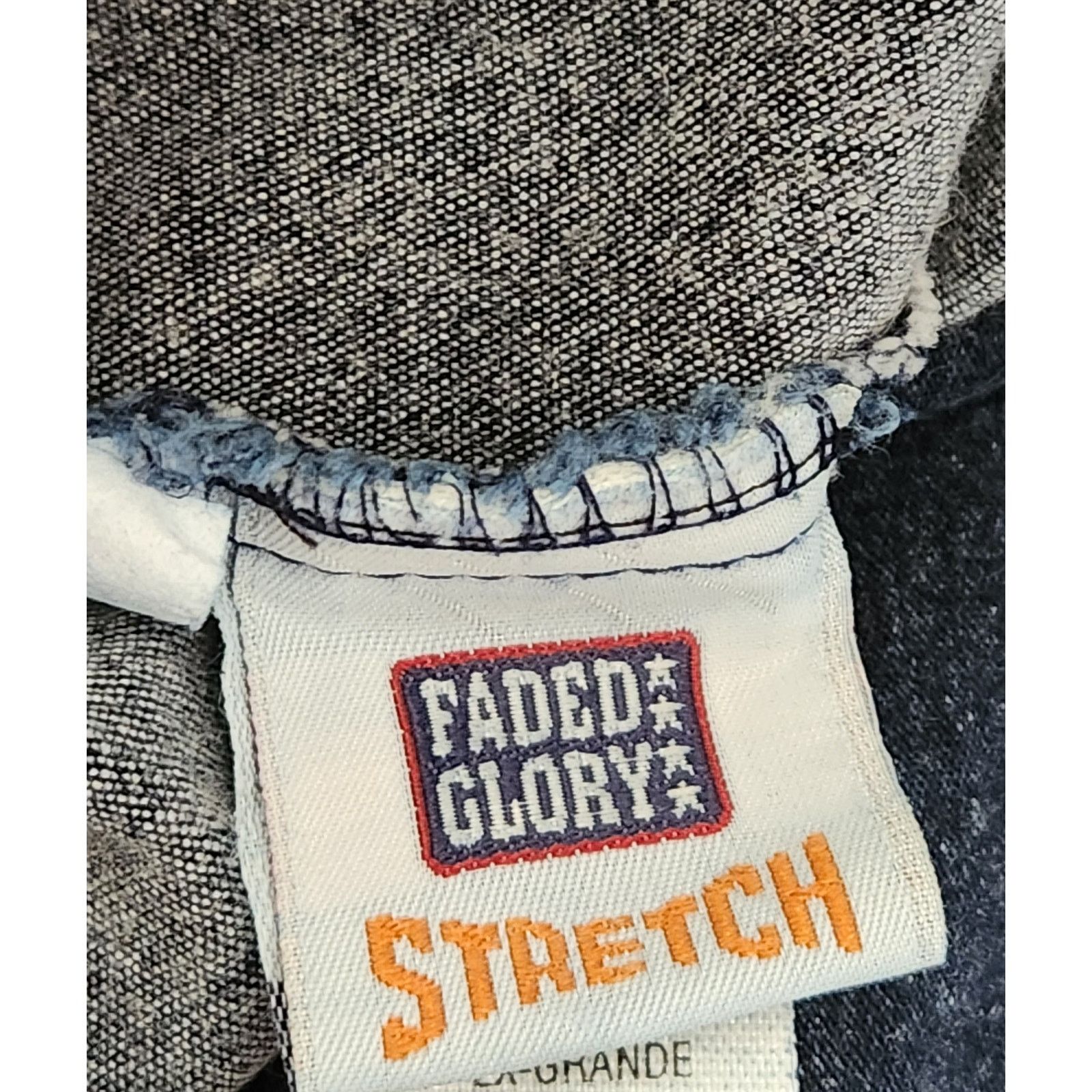 Faded Glory Faded Glory Blue Pull On Cropped Jeans XL Lightweight Soft Size 30" / US 8 / IT 44 - 5 Thumbnail
