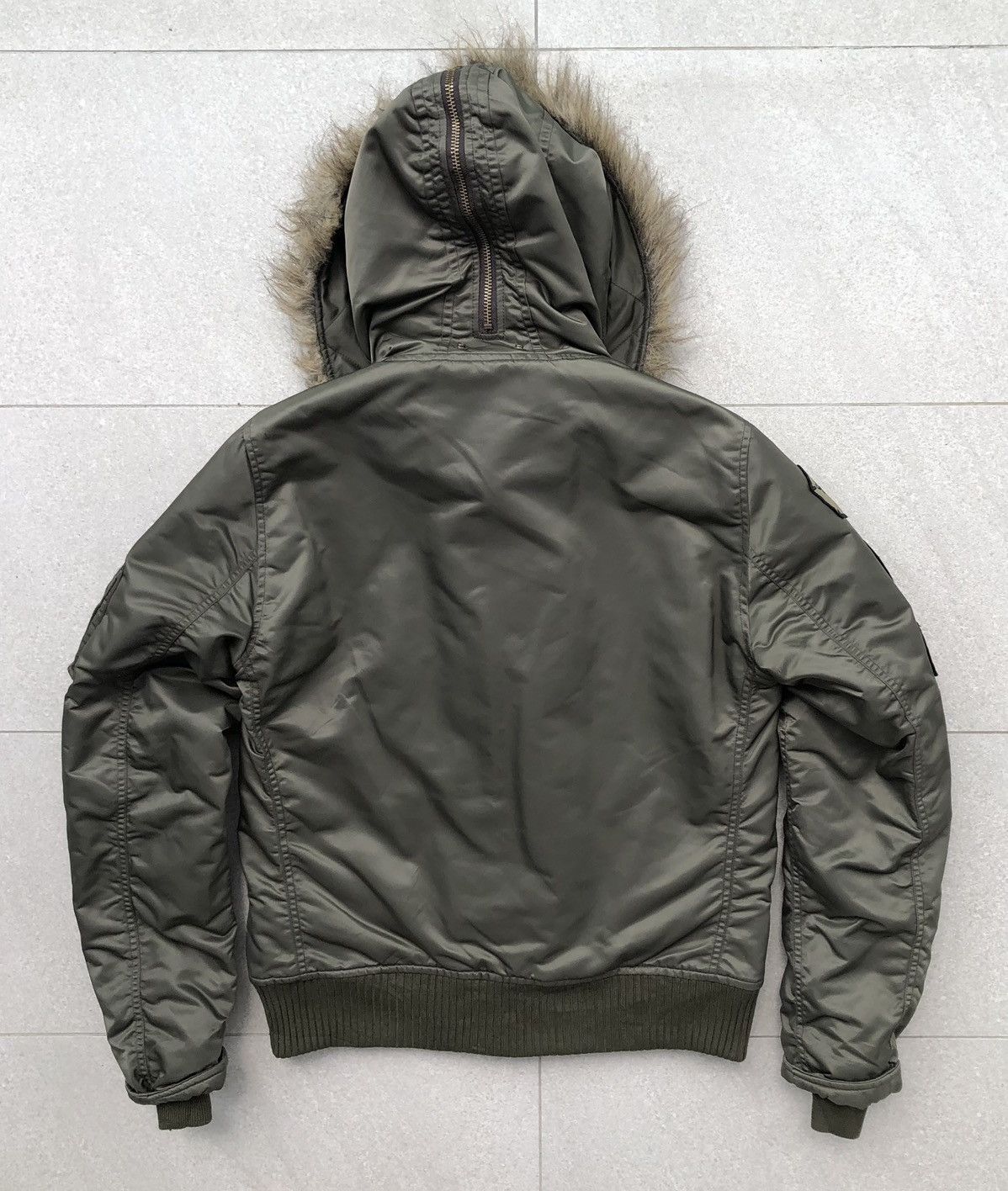 Hysteric Glamour Hysteric Glamour N-2BMilitary Flight Jacket Fur Hoded Jacket Size US M / EU 48-50 / 2 - 3 Thumbnail