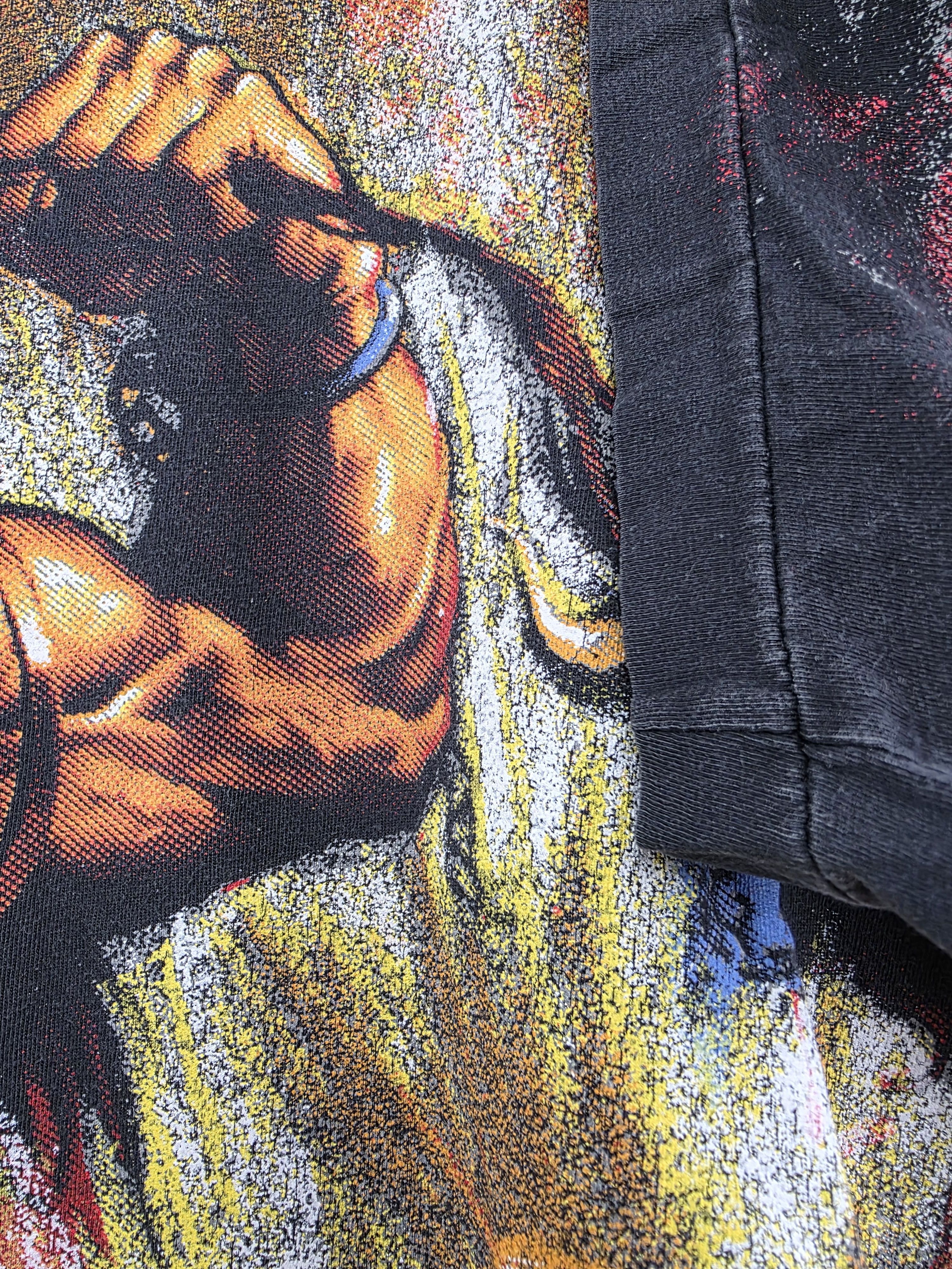 Band Tees × Vintage 90s Manowar All over print XL 24" 29.5" Size US XL / EU 56 / 4 - 4 Thumbnail