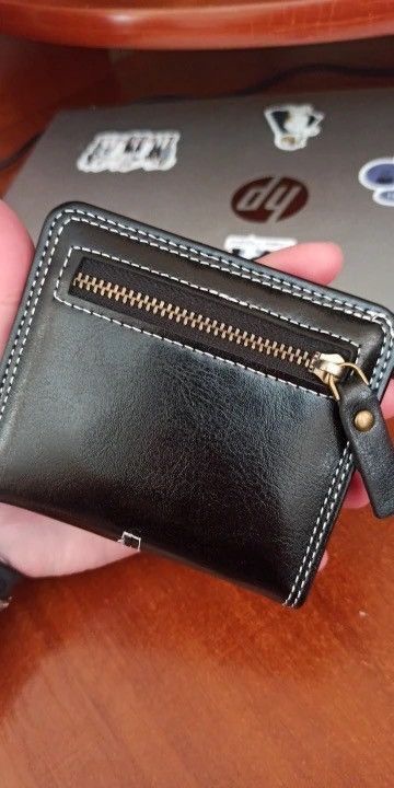 Japanese Brand × Leather Y2K PU Leather Cross Wallet Size ONE SIZE - 3 Thumbnail