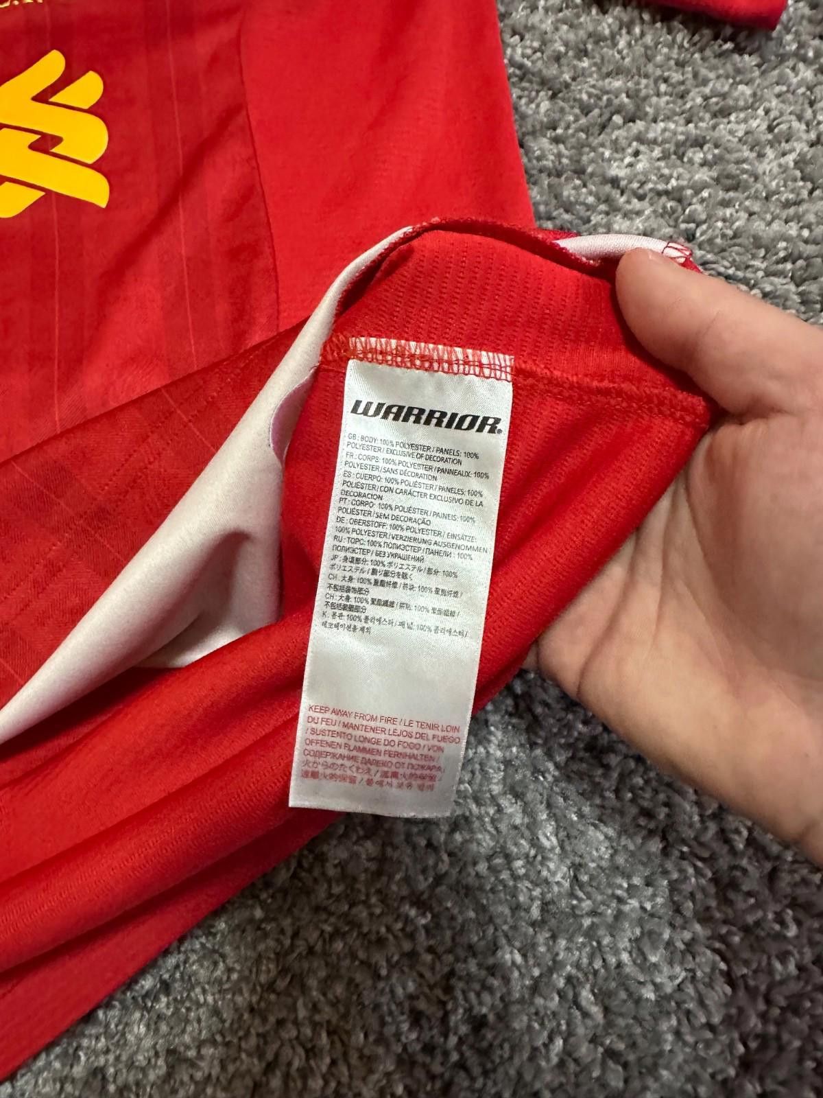 Warrior LAWRENCE #29 LIVERPOOL 2013/14 FOOTBALL SHIRT SOCCER JERSEY Size US L / EU 52-54 / 3 - 5 Thumbnail