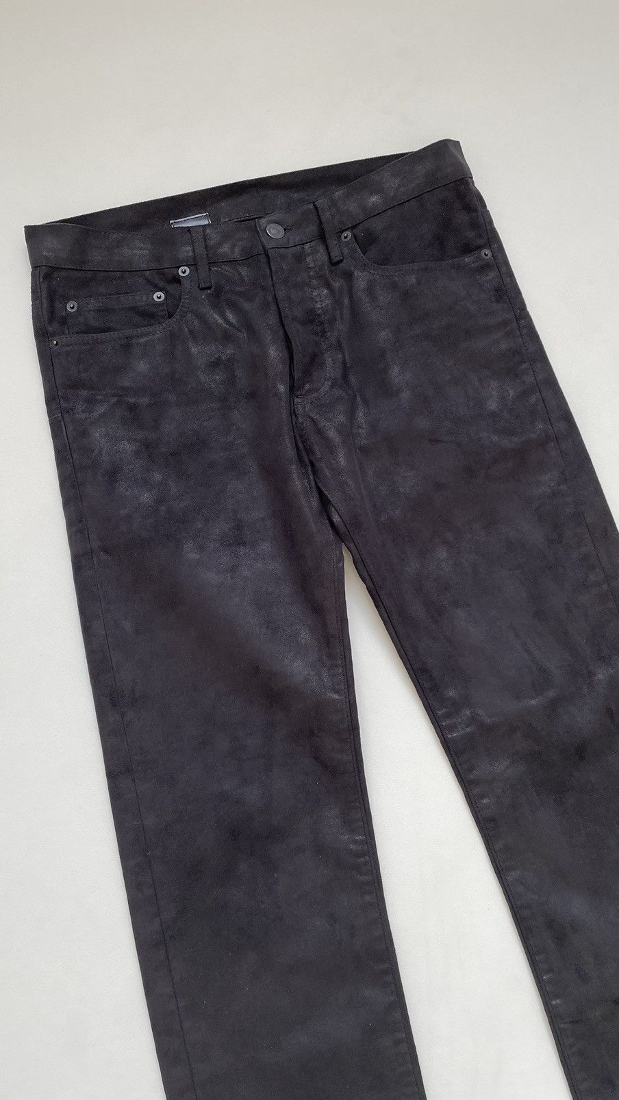 Dior A/W 08 Black Glitter Moleskin Trousers Size US 30 / EU 46 - 9 Thumbnail